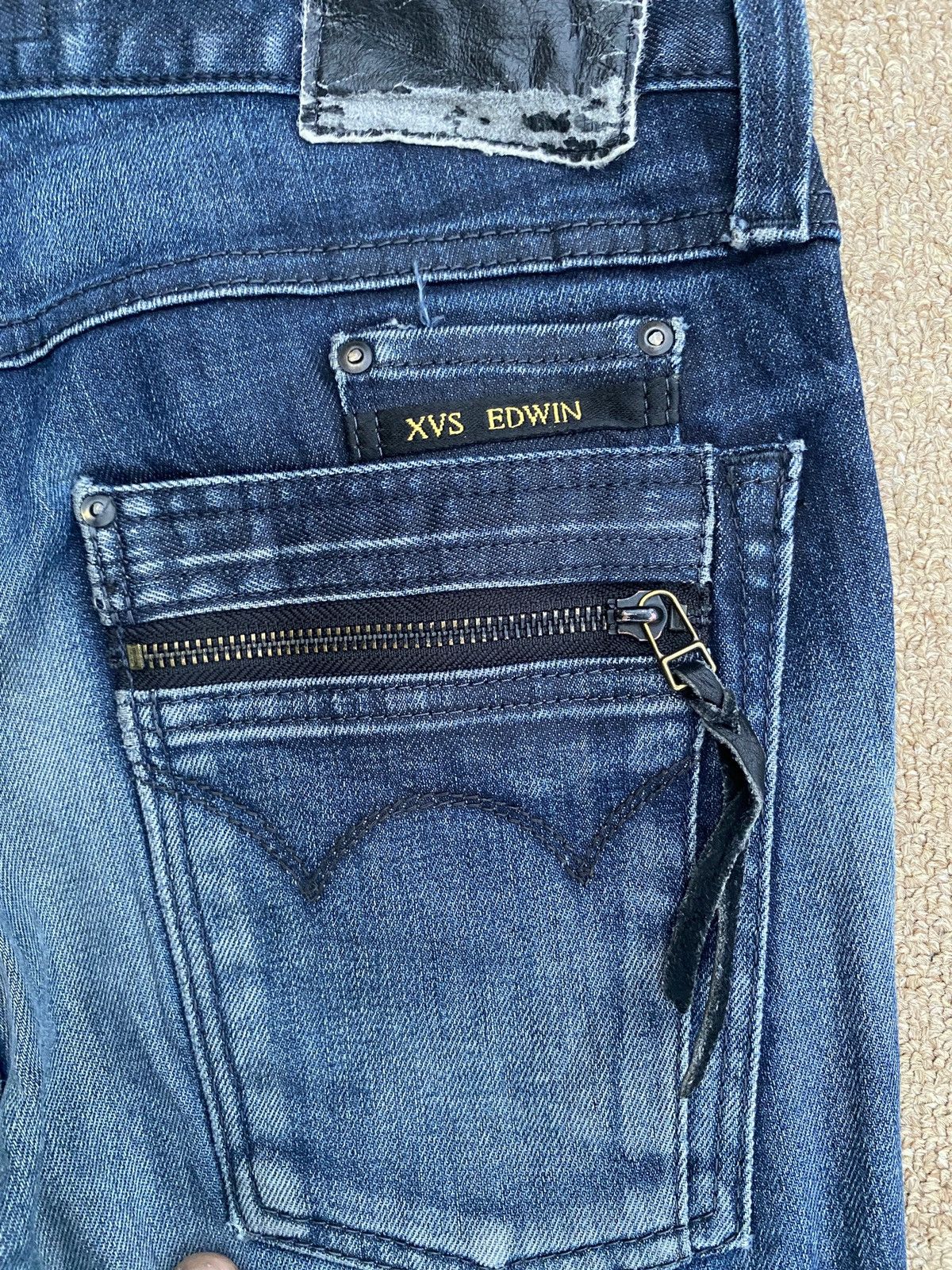 14th Addiction × Edwin × Vintage Vintage edwin xvs skinny denim Size US 30 / EU 46 - 22 Thumbnail