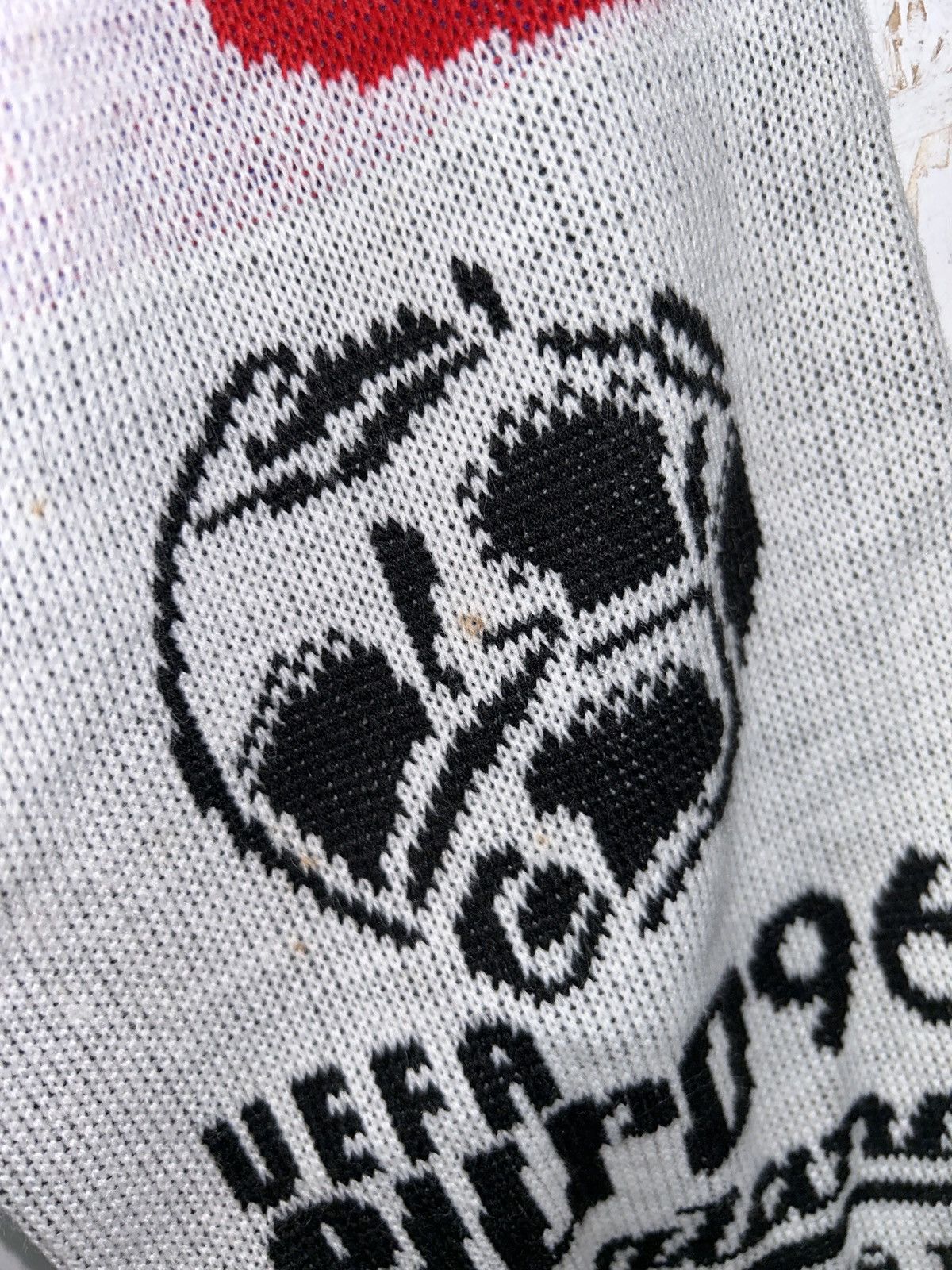 UEFA 90s Vintage UEFA 96 Euro 1996 England Fanwear Soccer Scarf Size ONE SIZE - 3 Thumbnail