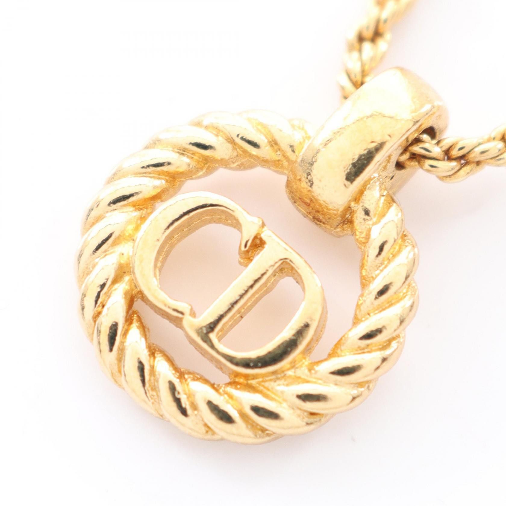 Dior Dior Dior CD Logo Necklace Metal Necklace DUTY FREE for USA Size ONE SIZE - 1 Thumbnail