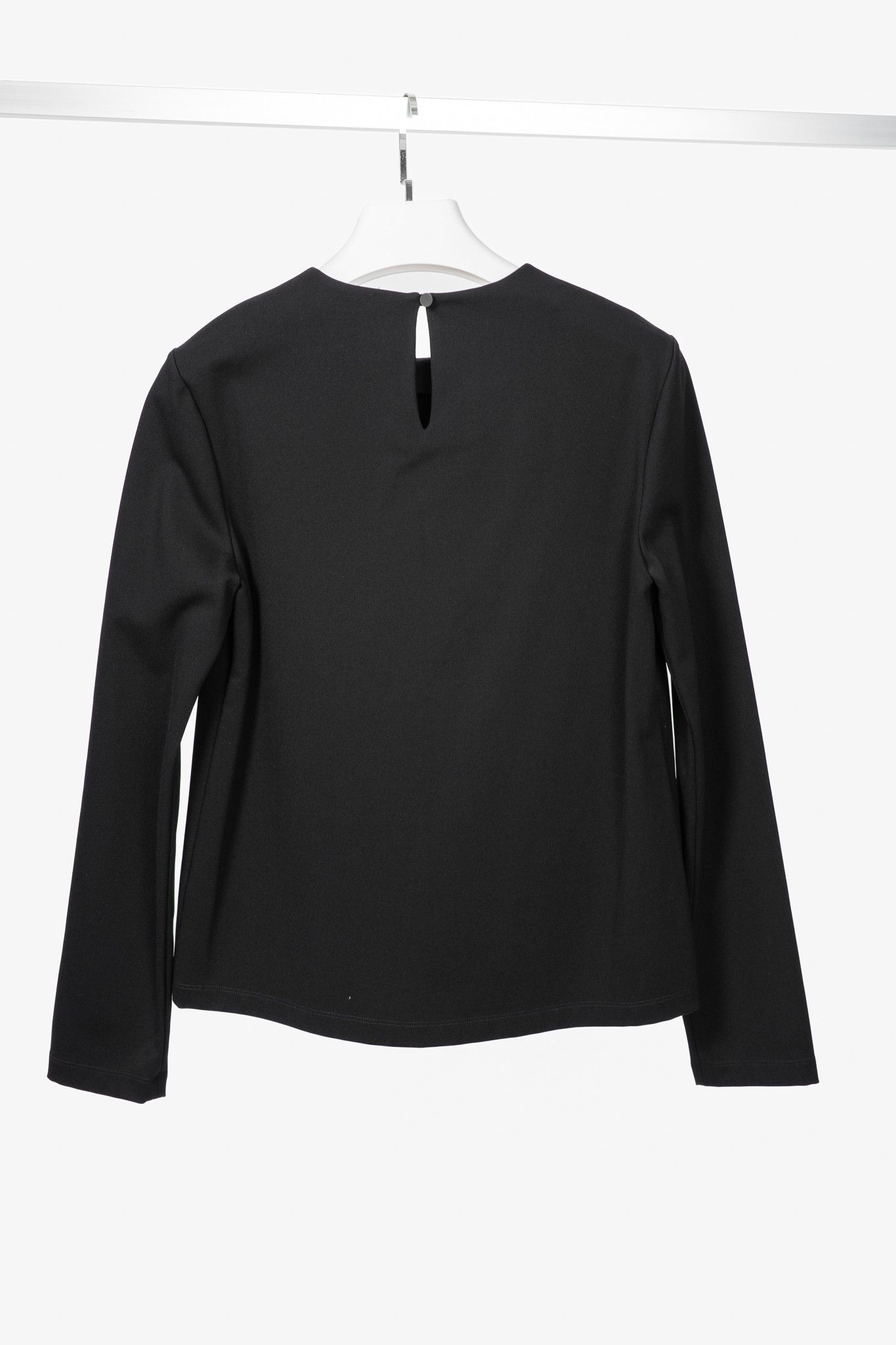 Tibi Tibi Compact Ultra Stretch Knit Long Sleeve Slim Top Size M / US 6-8 / IT 42-44 - 2 Thumbnail