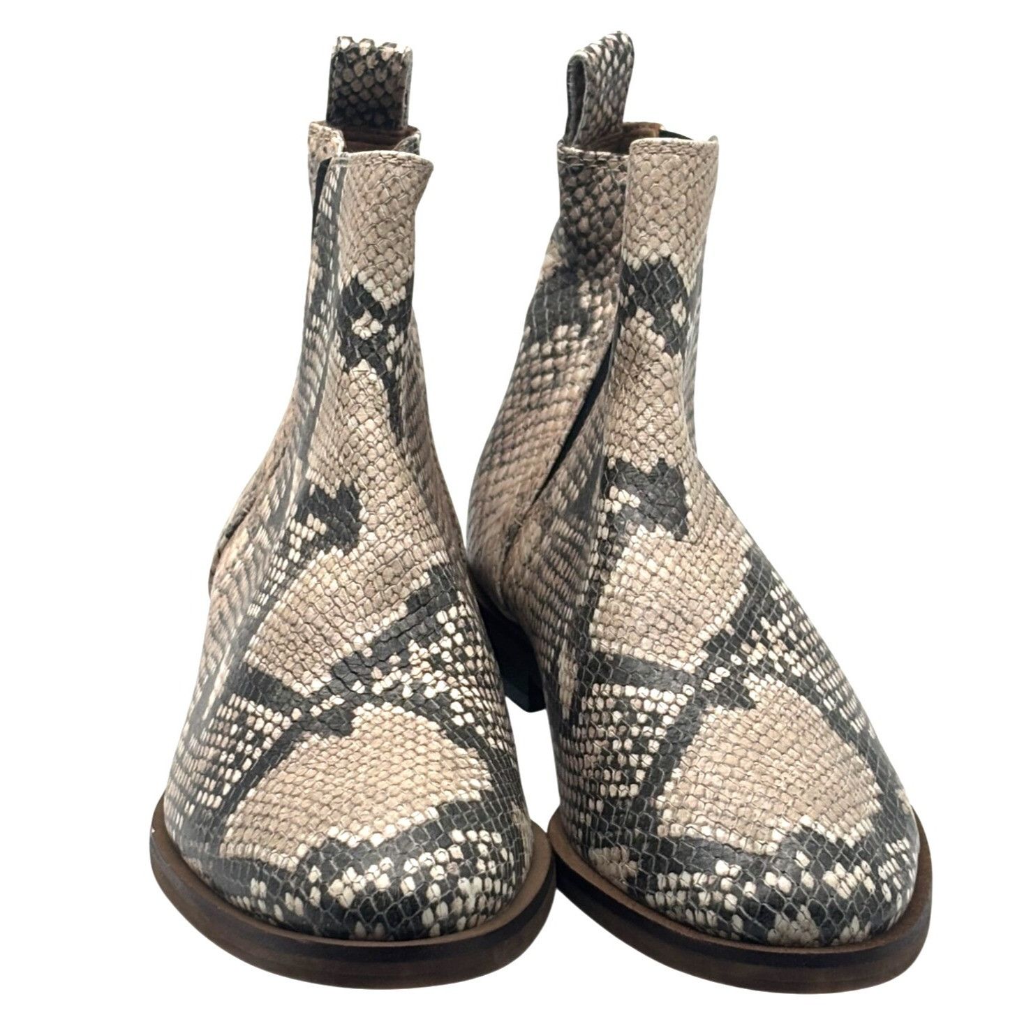 Lucky Brand Lucky Brand Haylia Snake Print Leather Chelsea boots, size 6 Size US 6.5 / IT 36.5 - 8 Thumbnail