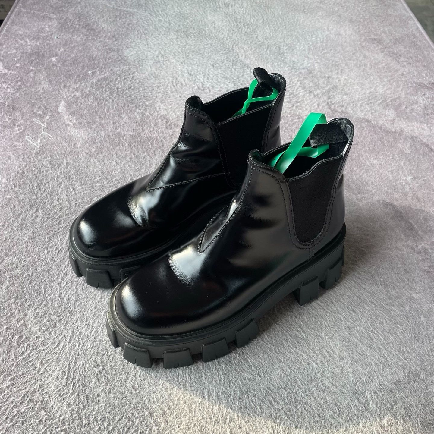 Prada Prada Black Boots L Women Size US 8 / IT 38 - 1 Thumbnail
