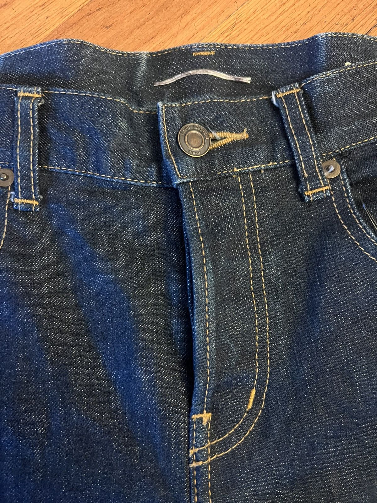 Saint Laurent Paris Saint Laurent D01 M SL-LW Denim Jeans raw waist 32 japanese Size US 32 / EU 48 - 2 Thumbnail