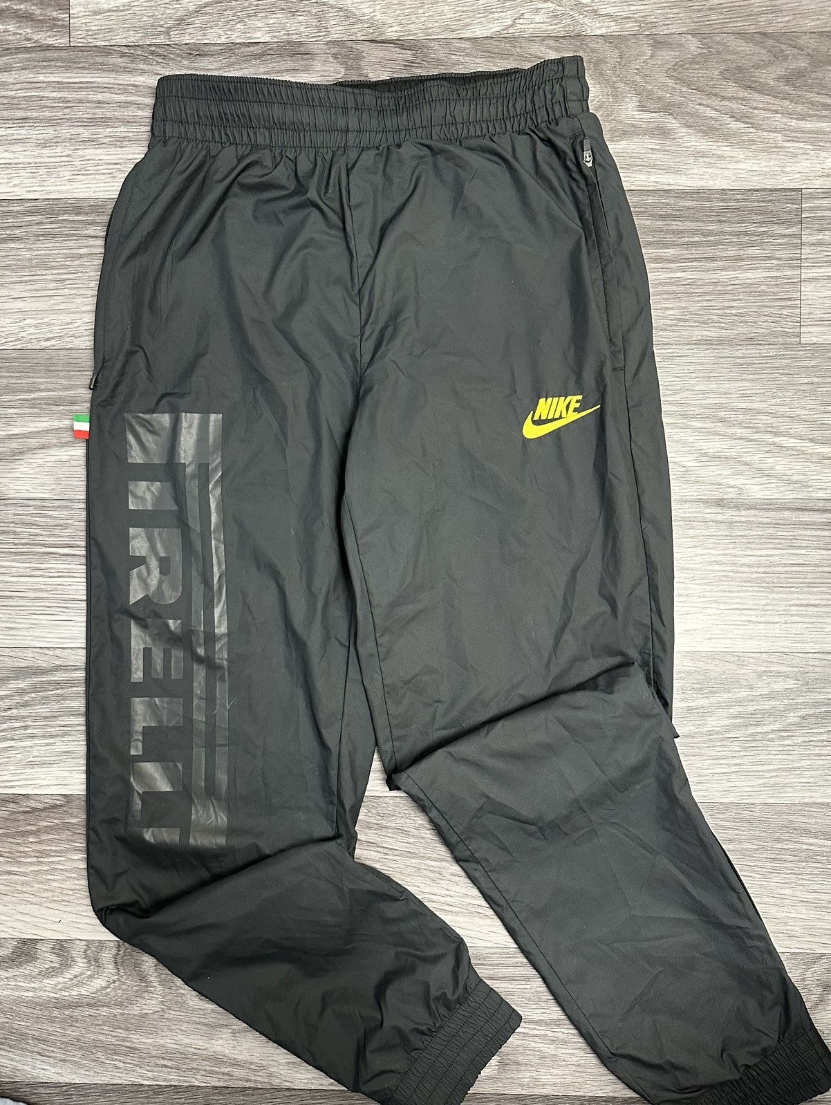 Nike Pirelli Vintage Vintage Nike Y2K Style Drill Nylon Inter Milan Track Pants Grailed