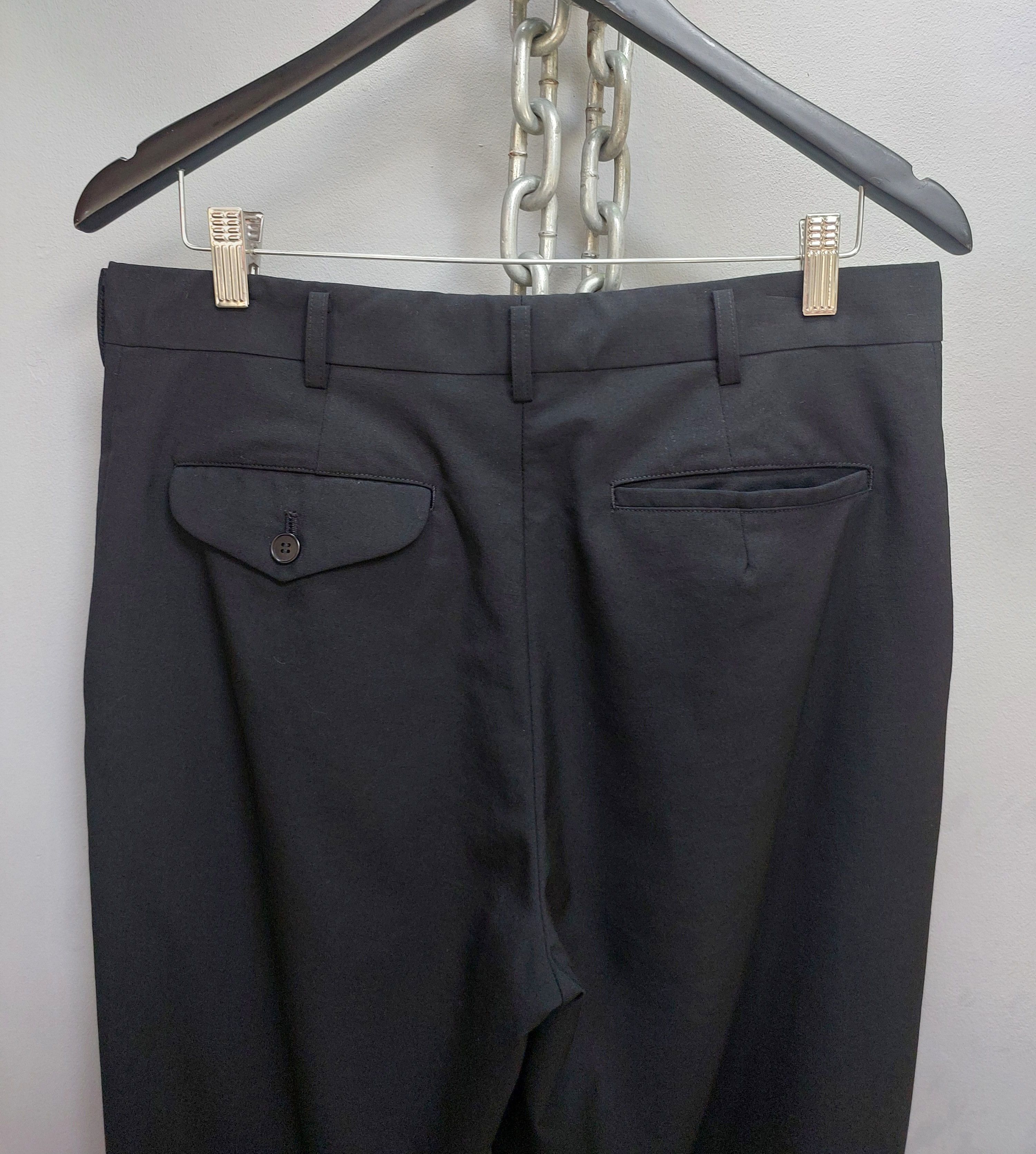 Comme des Garcons Homme Comme des Garcons Homme Plus AD 2012 Flat Front Wool Pants Size US 34 / EU 50 - 17 Thumbnail
