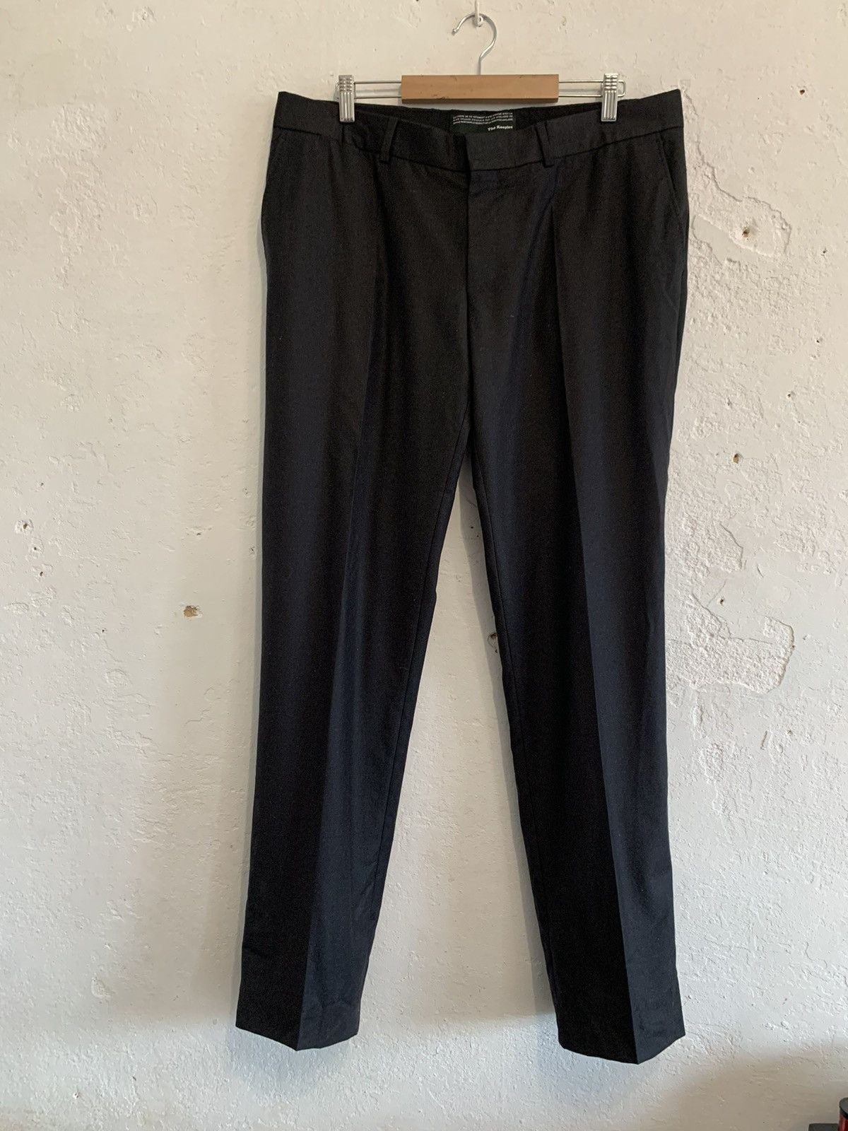 The Kooples Dark grey 100% WOOL PANTS Size US 36 / EU 52 - 14 Thumbnail