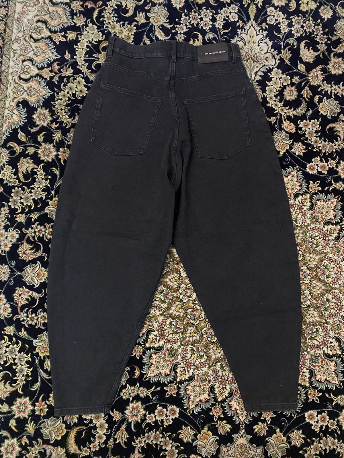 GU GU Beautiful People Brushed Balloon Jeans Size US 29 - 6 Thumbnail