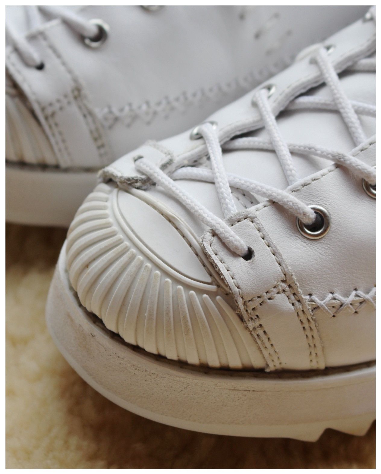 Japanese Brand SS2015 CHISWICK HANDCRAFTED LEATHER SNEAKERS Size US 10 / EU 43 - 5 Thumbnail