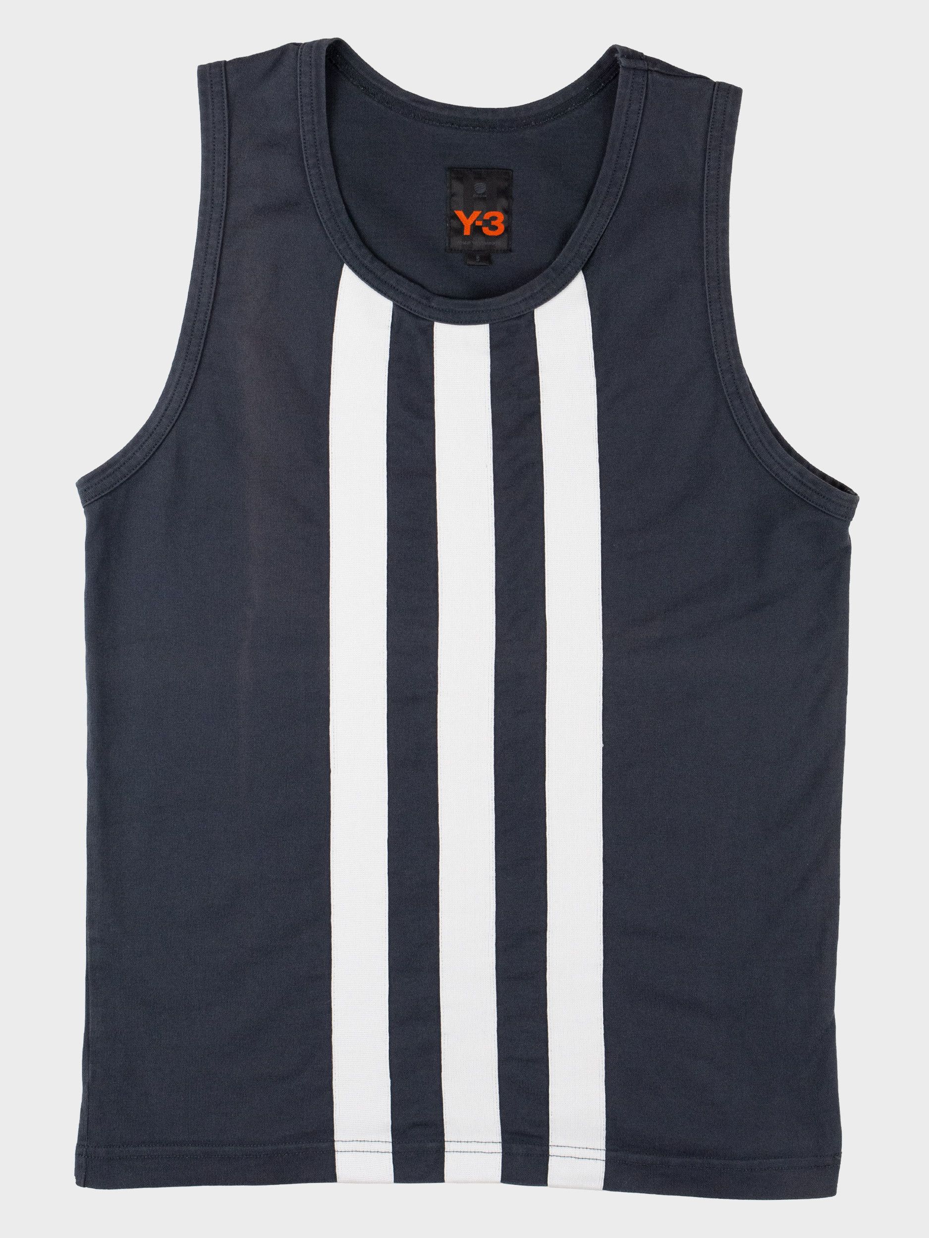 Y-3 Y-3 - S/S 2003 - men's three stripes tank top Size US S / EU 44-46 / 1 - 1 Thumbnail