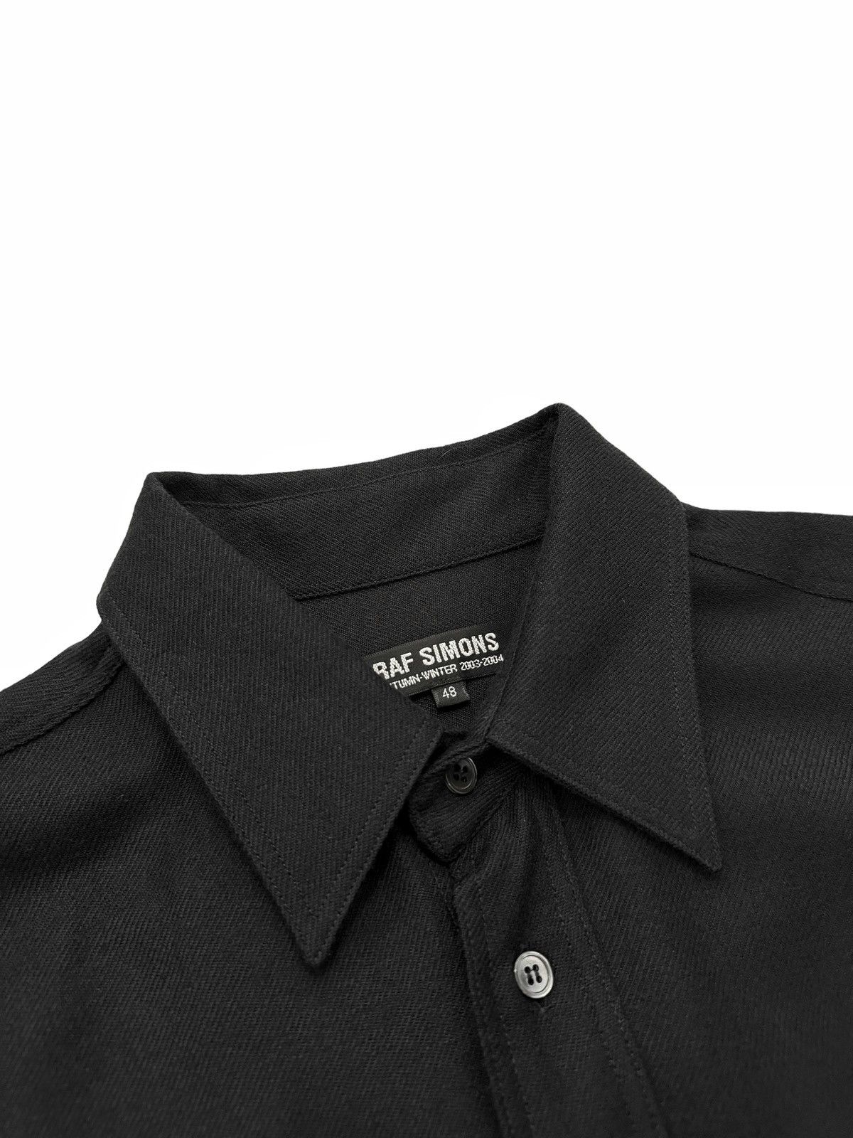 Raf Simons AW03 “Closer” Wool Bondage Strap Shirt Size US M / EU 48-50 / 2 - 2 Thumbnail