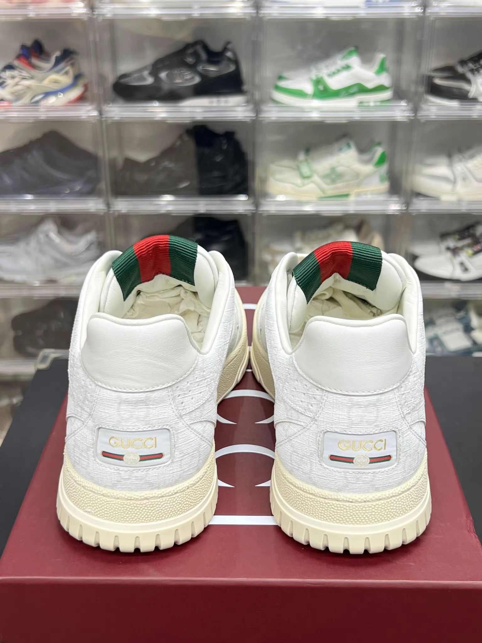 Gucci GUCCI Re-Web All-Over Print White K15 Size US 10 / EU 43 - 7 Thumbnail