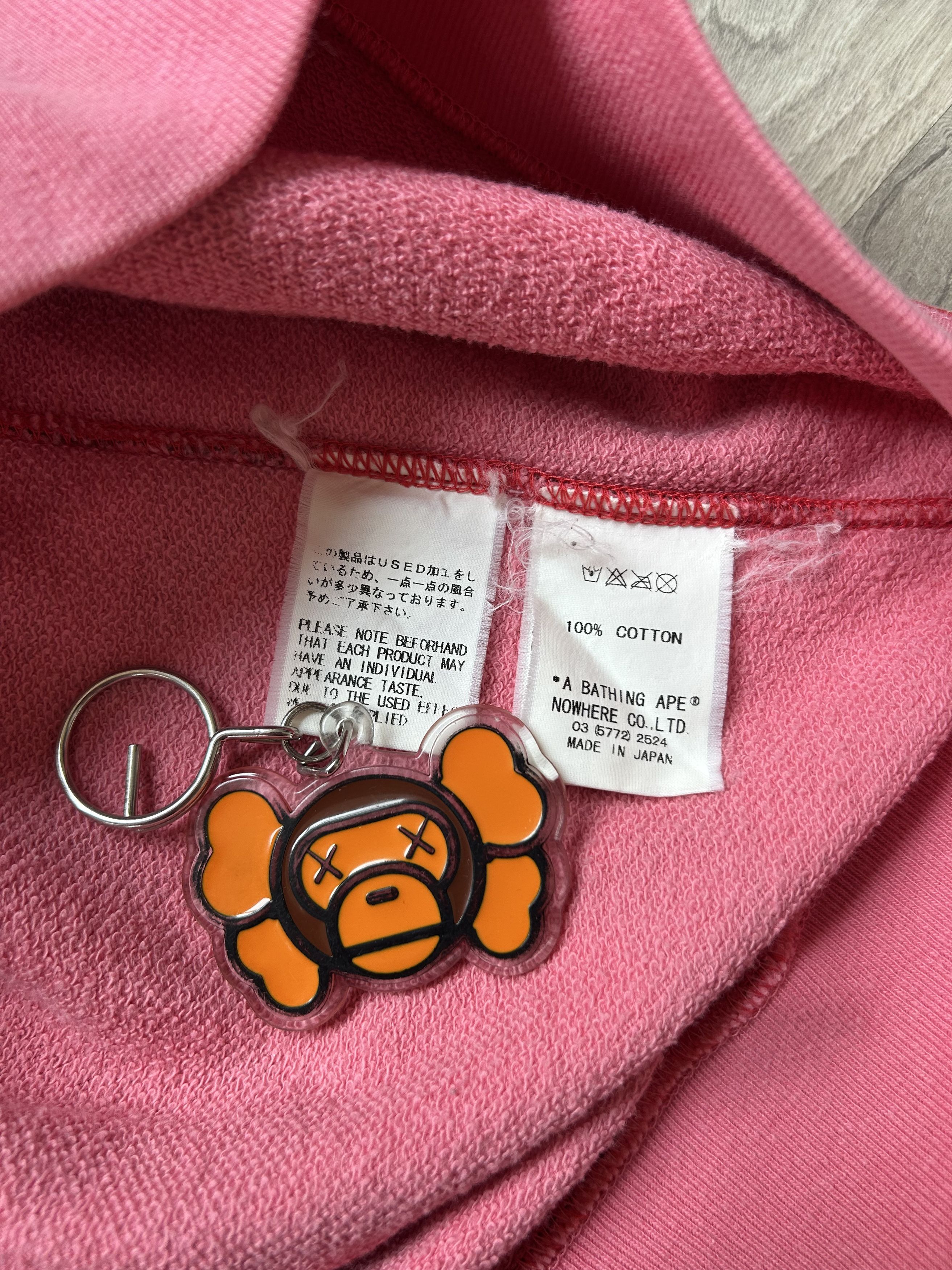 Bape Bape Crazy Red Camo College Tee [Size S Fit Like M]] Size US S / EU 44-46 / 1 - 3 Thumbnail