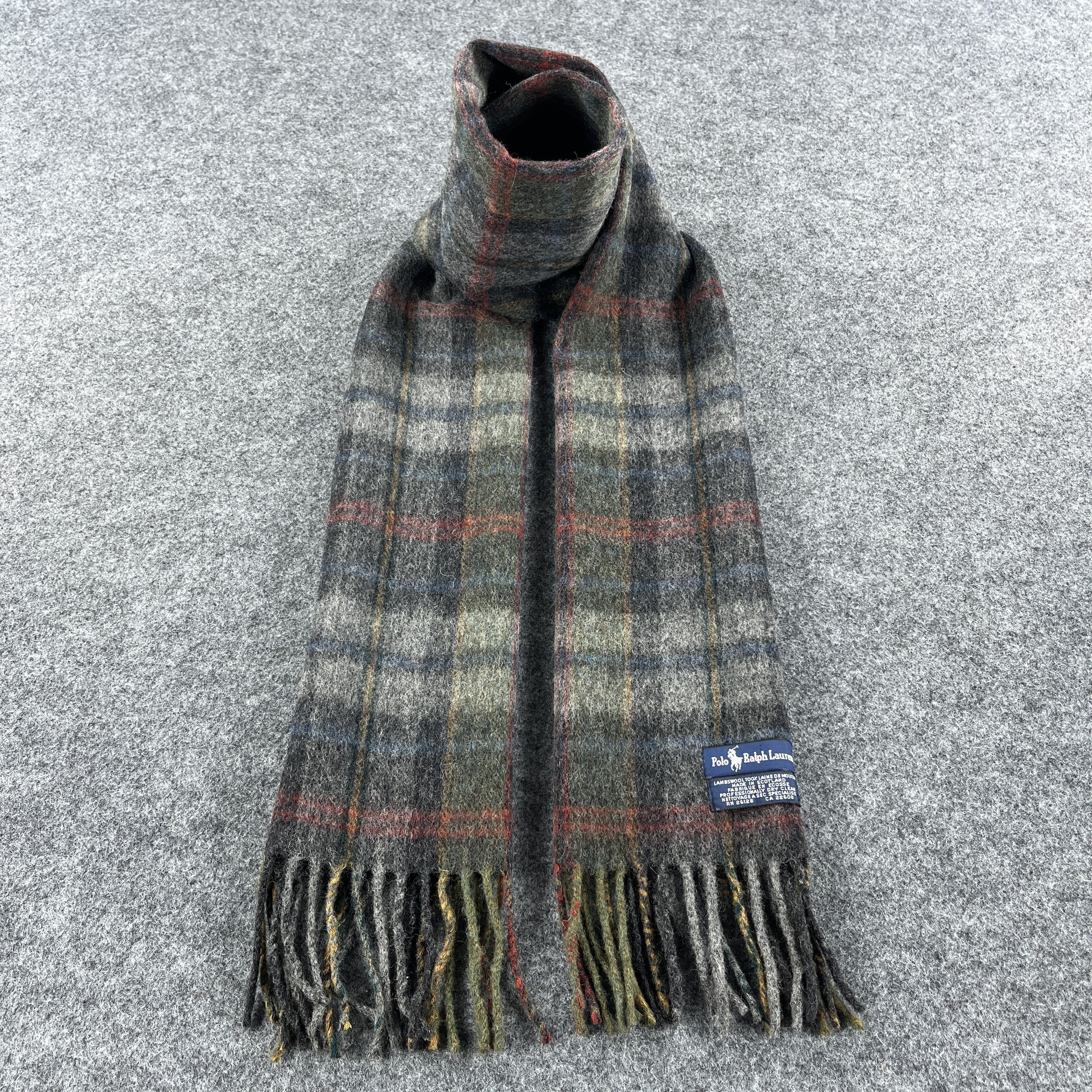 Polo Ralph Lauren × Vintage Polo Ralph Lauren Scarf / Muffler / Neckwear T1385 Size ONE SIZE - 1 Thumbnail