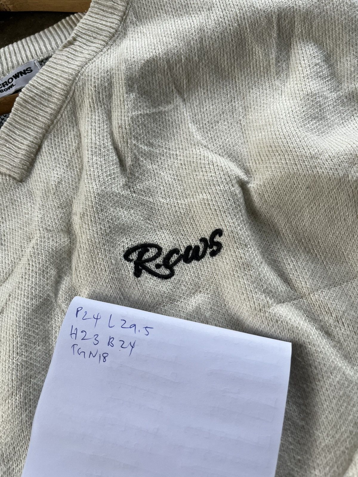 Japanese Brand 🔥Rodeo Crowns American Flag Back Hit Logo Long Sweetshirts Size ONE SIZE - 8 Thumbnail