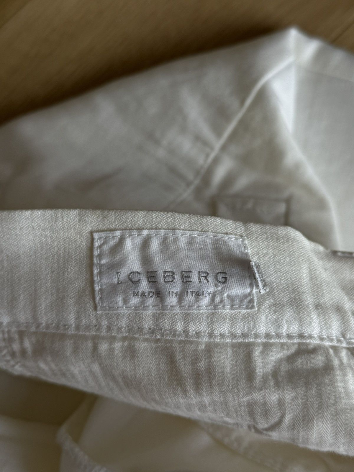 Iceberg White mens trousers | Size 48/33 | Very good condition Size US 33 - 4 Thumbnail