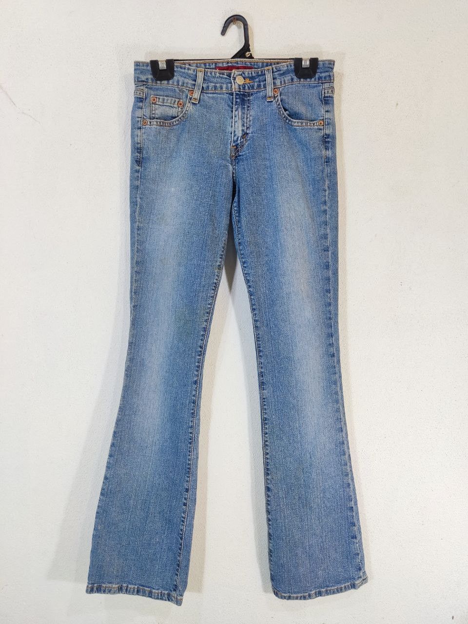 Levi's vintage levis 518 superlow bootcut flare stretch denim Size 30" / US 8 / IT 44 - 2 Thumbnail