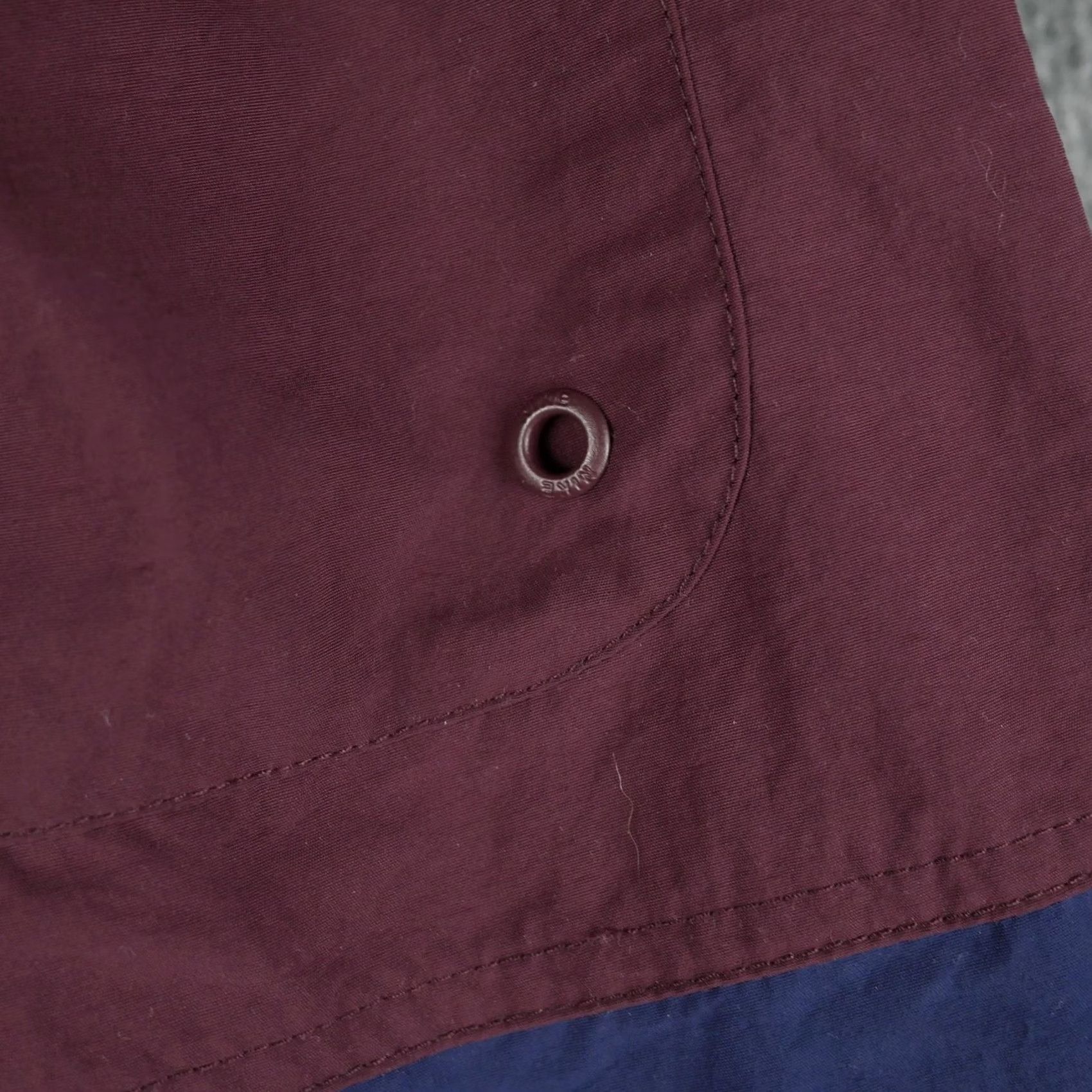 Nike Nike Swim Shorts Mens 2XL Colorblock Blue Maroon Drawstring Elastic Waist Pockets Quick Dry FB8714-410 Size US 39 - 5 Thumbnail