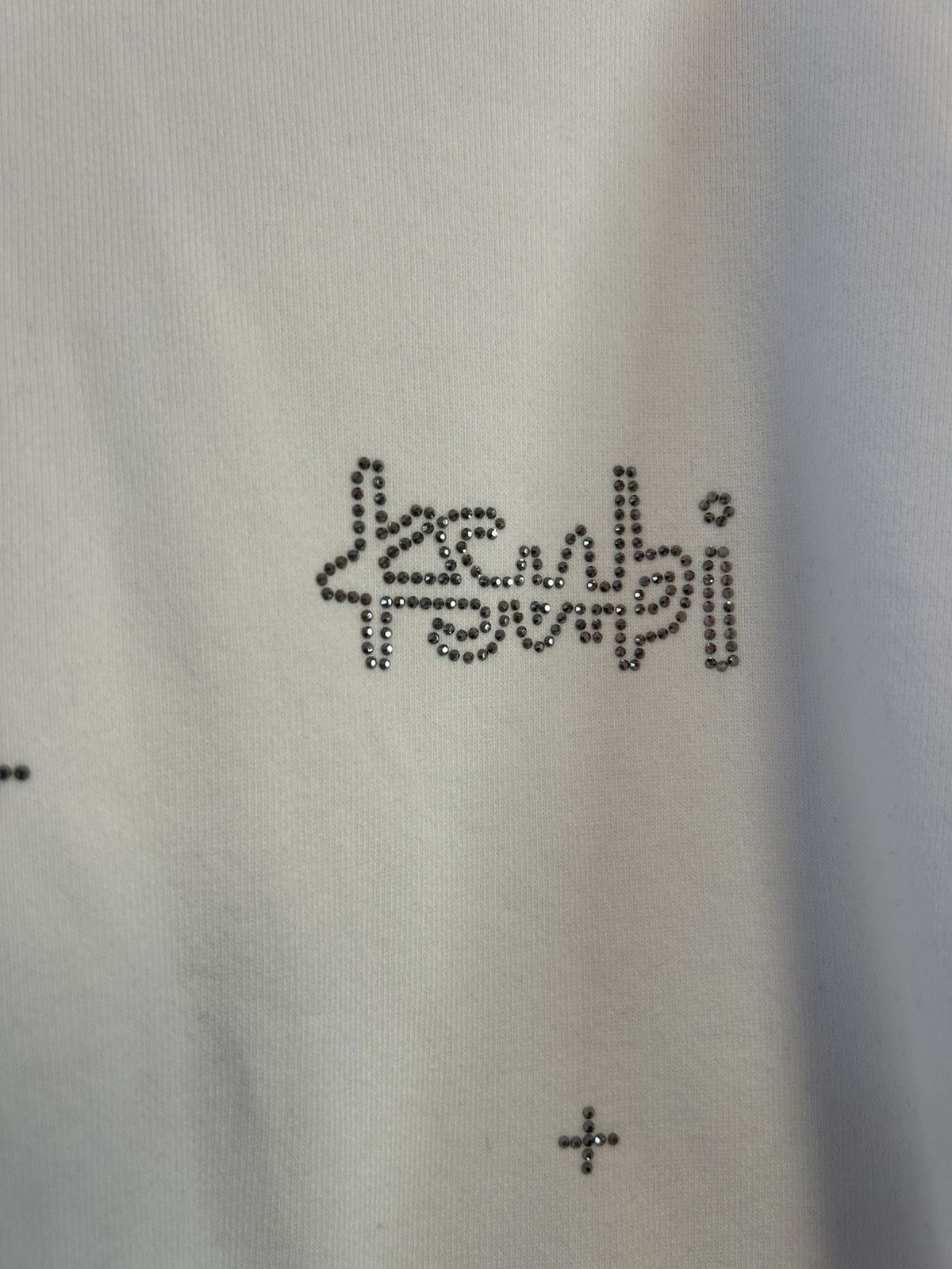 Ksubi Ksubi Rhinestone Studded White Oversized Hoodie Size US M / EU 48-50 / 2 - 3 Thumbnail