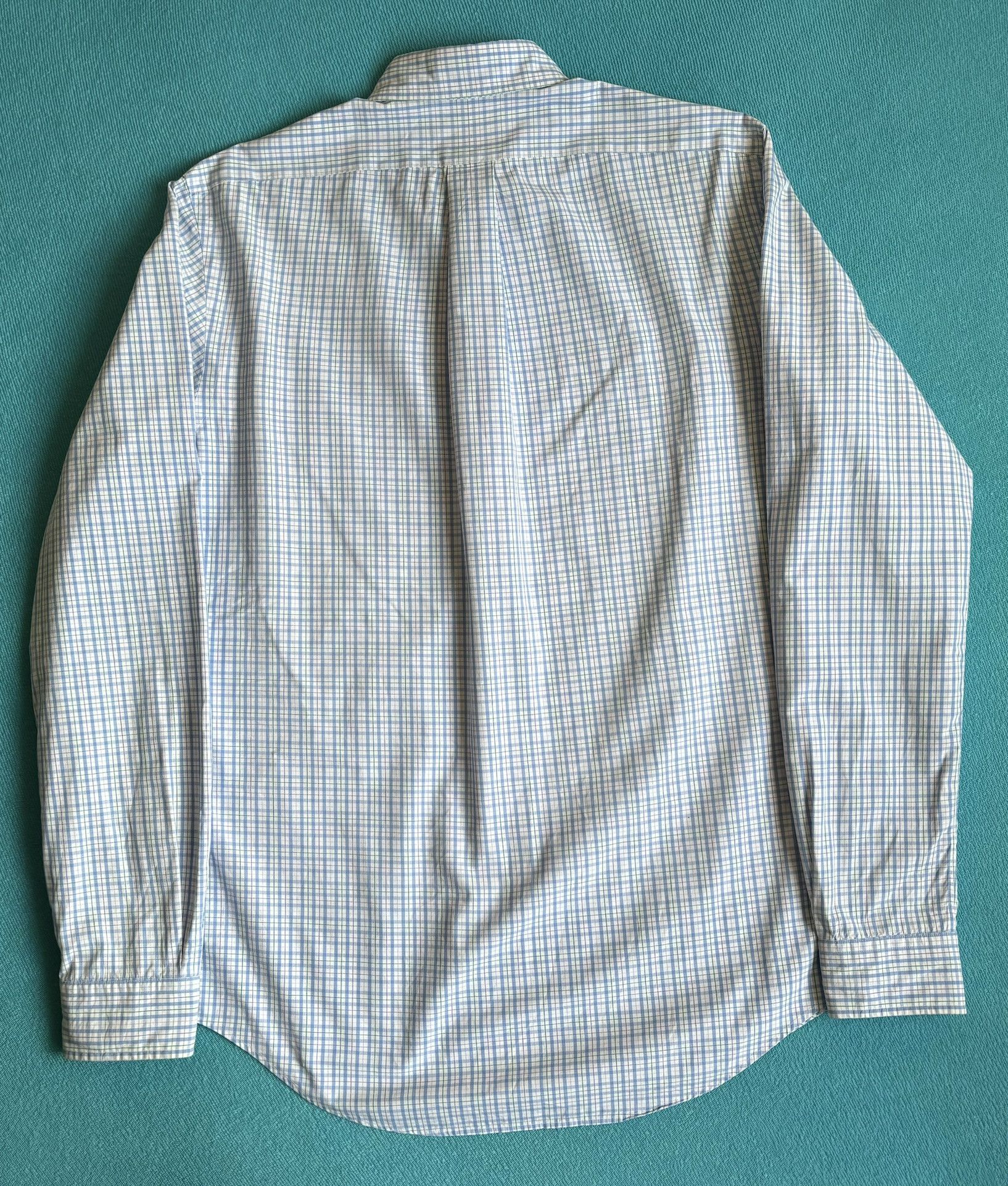Ralph Lauren × Vintage Ralph Lauren vintage 80s blue shirt, blue pony size. 15/34 Size US L / EU 52-54 / 3 - 9 Thumbnail