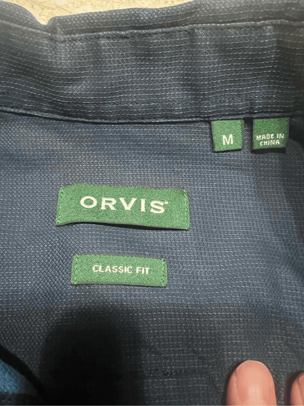 Orvis Orvis Men’s Button Down Shirt Sz M Classic Fit Navy New Size US M / EU 48-50 / 2 - 3 Thumbnail