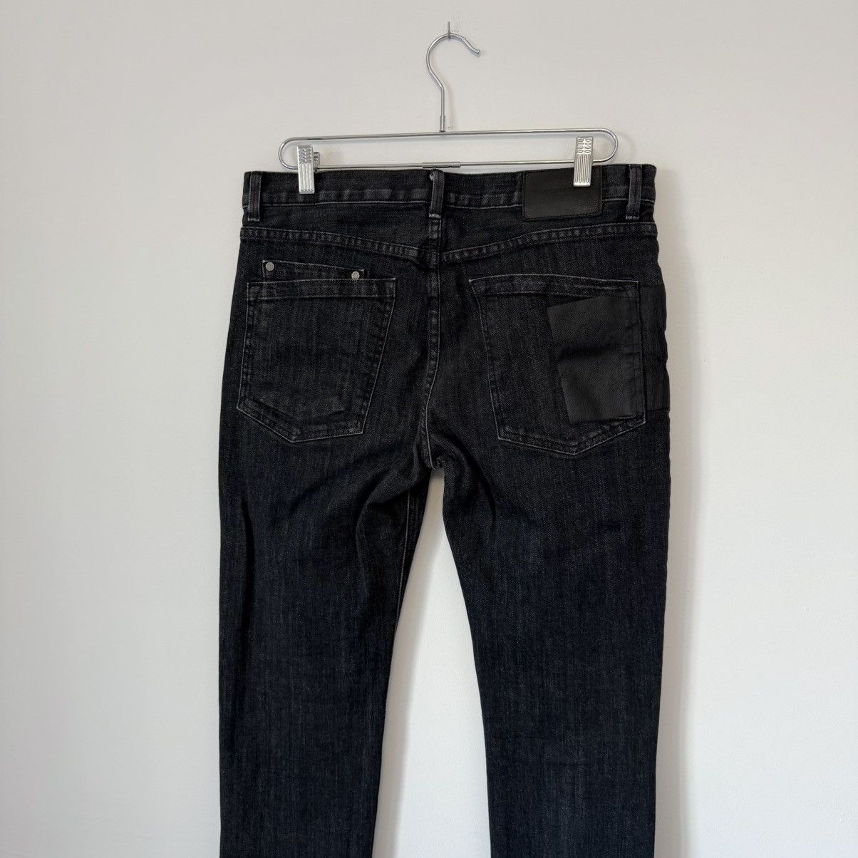Helmut Lang Vtg Helmut Lang Rubber Strip Denim Archival Hedi ERD Grunge Size US 33 - 11 Thumbnail