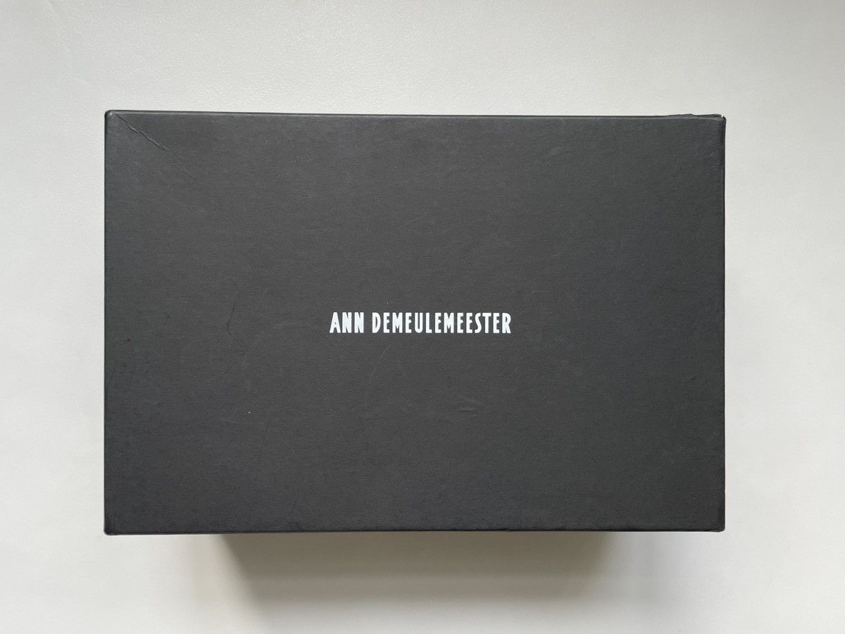 Ann Demeulemeester Black Leather Commando Sole Derbies Size US 7 / IT 37 - 12 Thumbnail