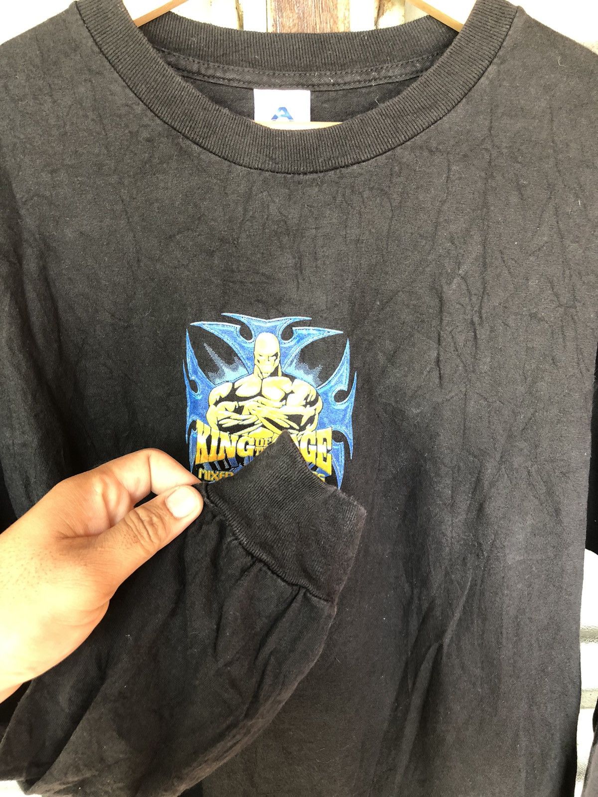Vintage Vintage The Octagon King Of The Cage Shirt Tee Sleeve Size US L / EU 52-54 / 3 - 5 Thumbnail