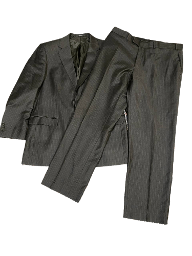 Balmain Luxury Balmain Striped Classic Fit Suit Size 44R - 1 Thumbnail