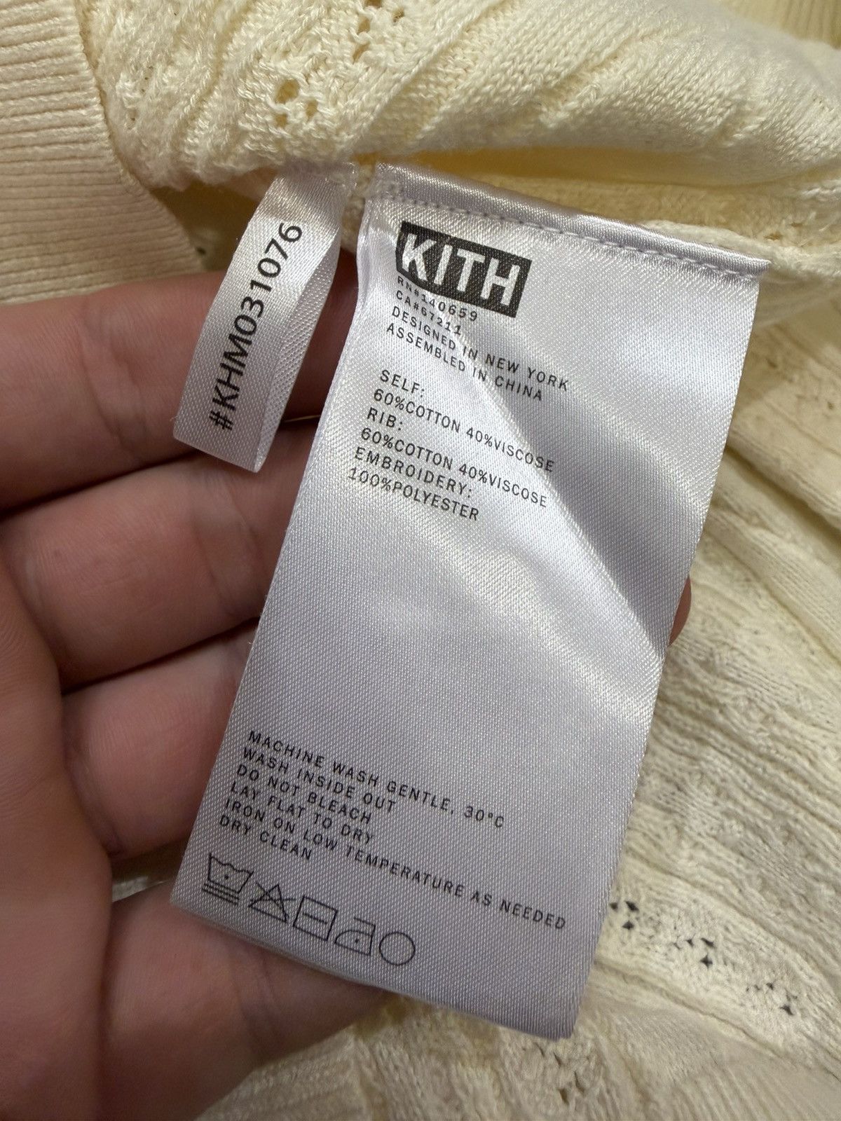 Kith Kith Cable Knit Polo Size US XXL / EU 58 / 5 - 4 Thumbnail