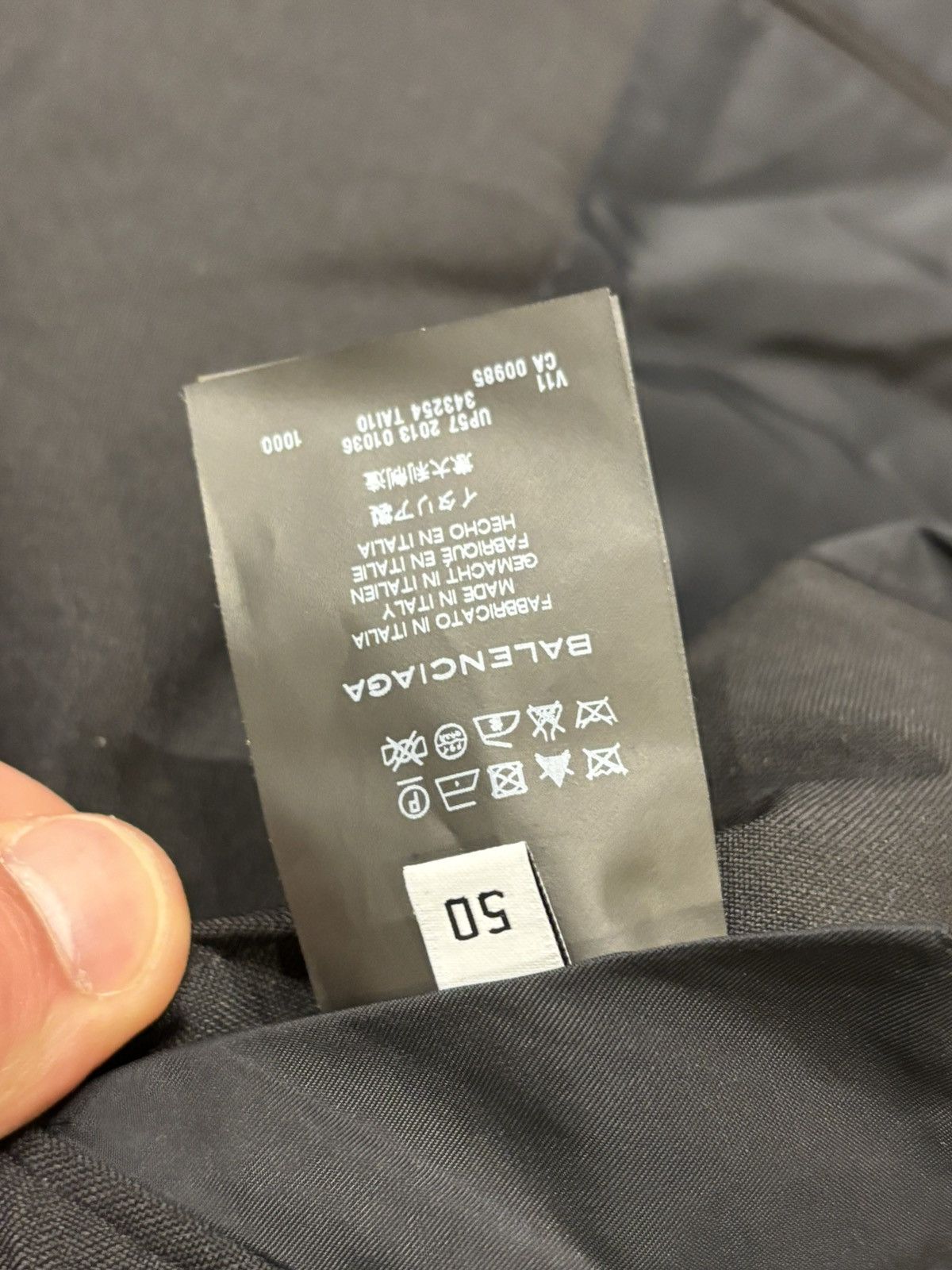 Balenciaga Balenciaga Safety Pin Blazer Size 50R - 5 Thumbnail