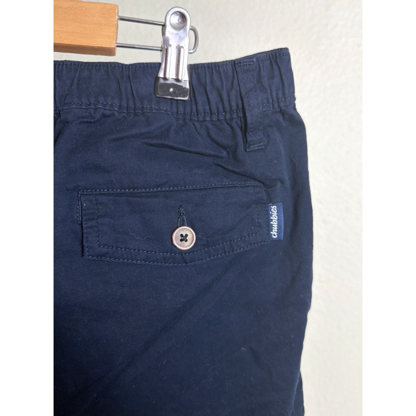 Chubbies Chubbies Chino Shorts Navy Blue Elastic Waist XXL Men Regular Size 2XL Men’s Shorts Size US 39 - 6 Thumbnail