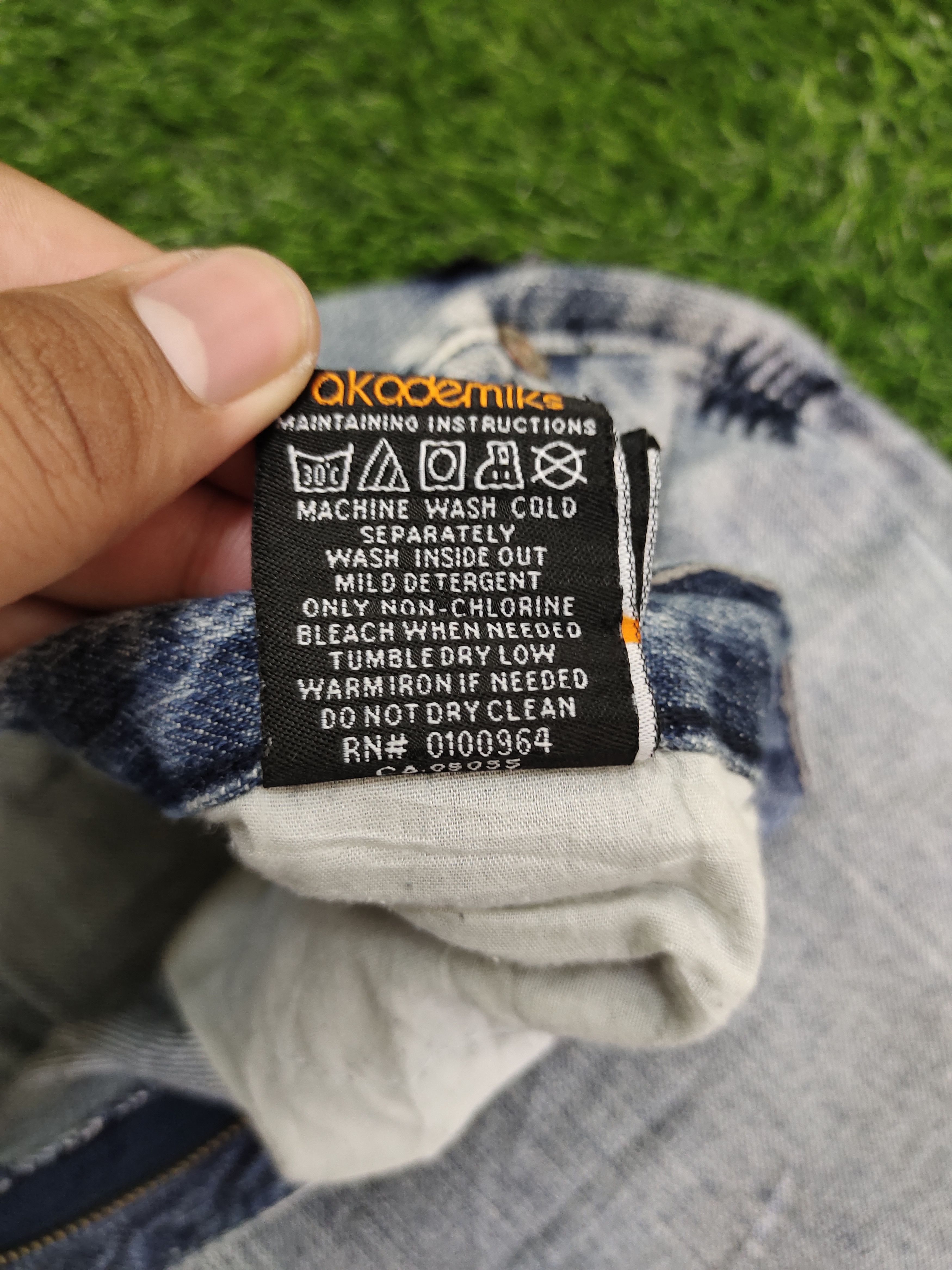 Akademiks Baggy Jeans Akademiks Pocket Logo Sand Wash Wide Leg Denim Size US 38 / EU 54 - 16 Thumbnail