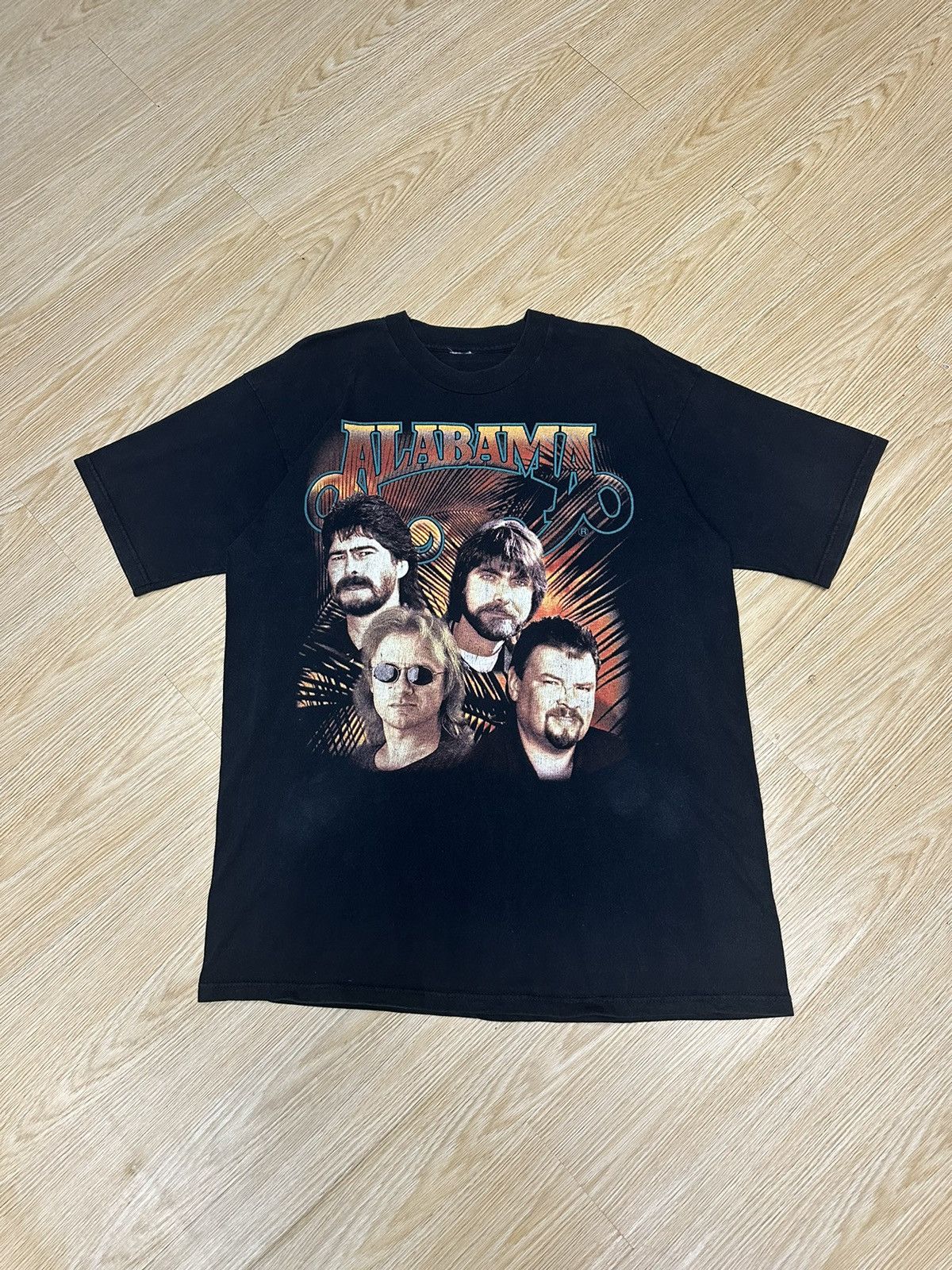 Band Tees Vintage Alabama Band Dancin' On The Boulevard 90s Tour A553 Size US L / EU 52-54 / 3 - 1 Thumbnail