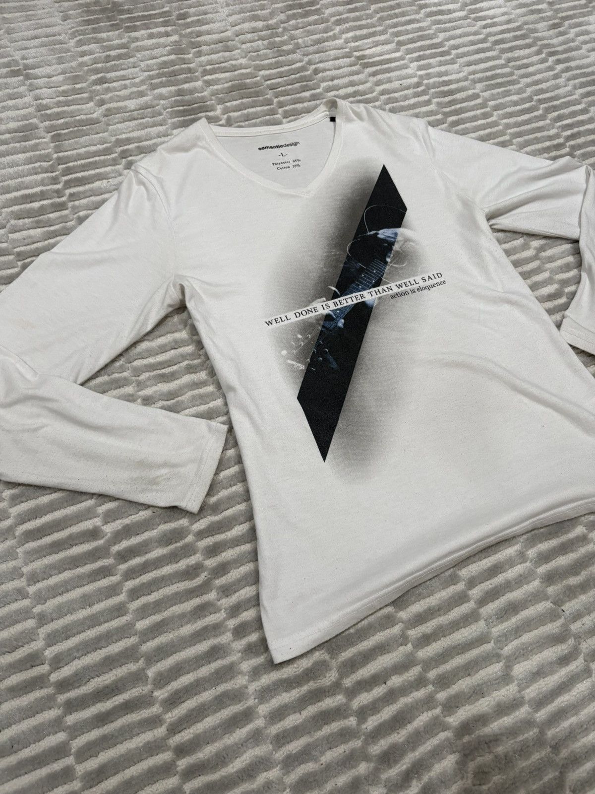 semanticdesign Rare Semantic design long sleeve shirt guitar poem Size US L / EU 52-54 / 3 - 3 Thumbnail