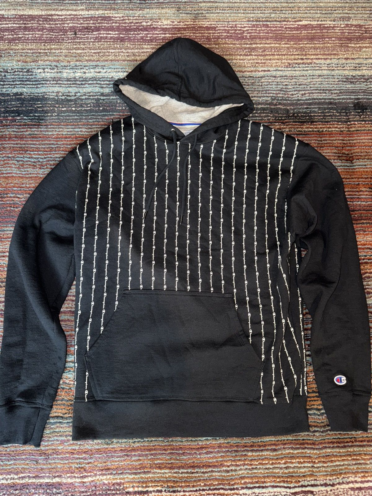 Champion Champion powerblend all over logo hoodie Size US L / EU 52-54 / 3 - 1 Thumbnail