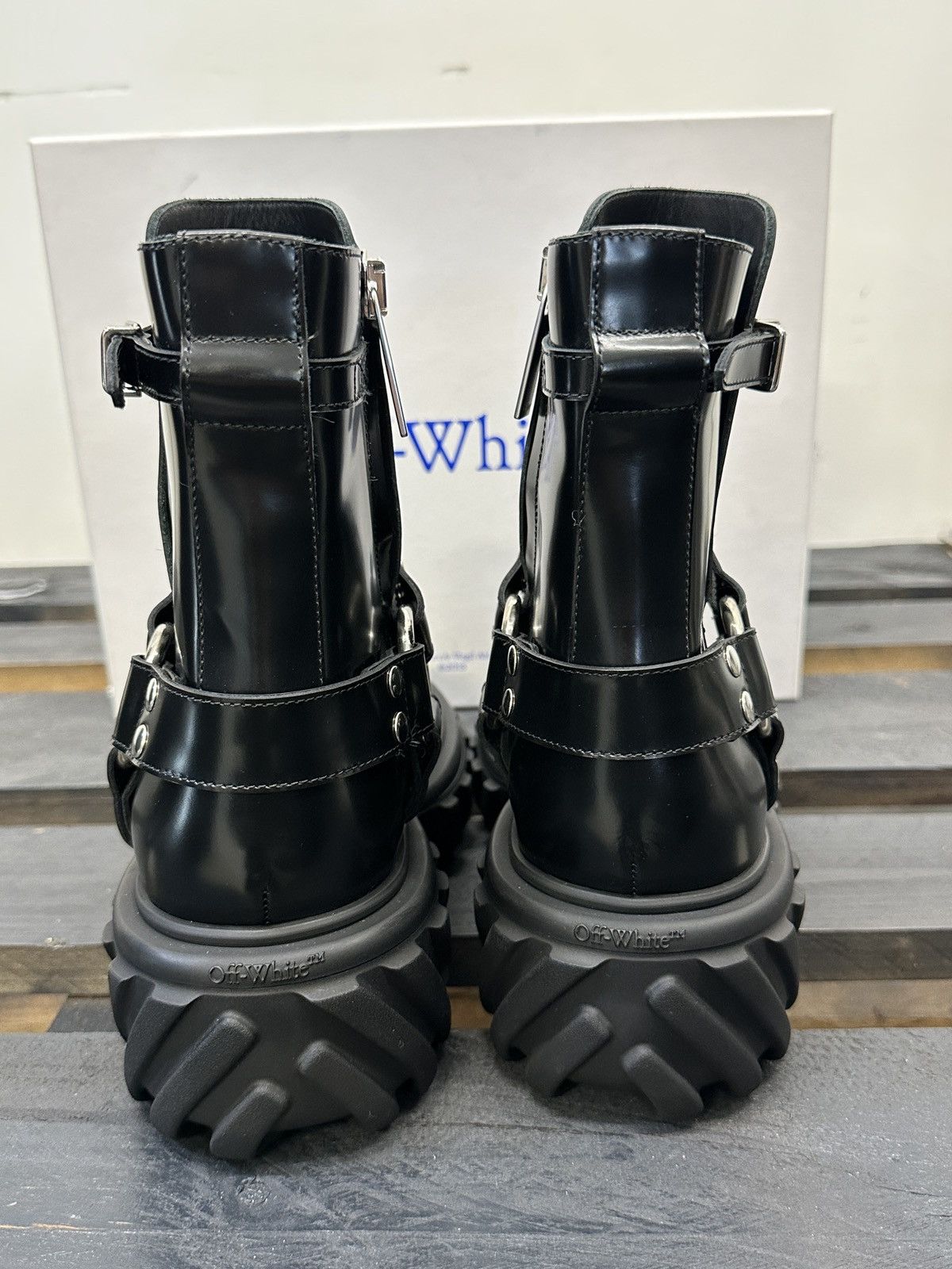 Tractor Harness Ankle Boots. Sz 42