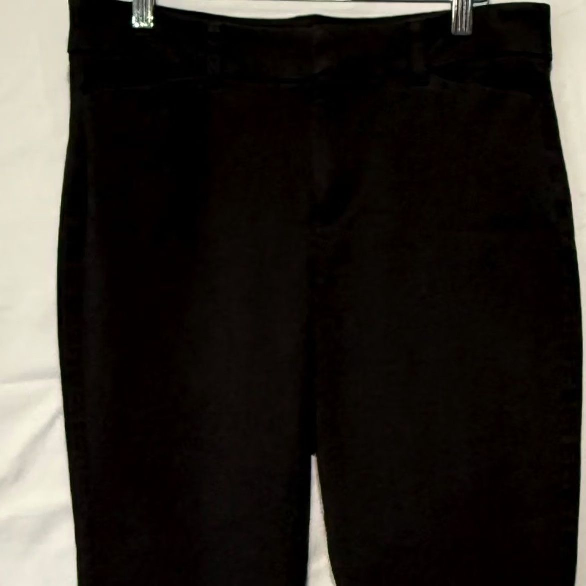 Old Navy Old Navy Dark Heather Pixie Flare Pants 10 High Rise Slim Casual Workwear Pants Women Size 32" / US 10 / IT 46 - 2 Thumbnail