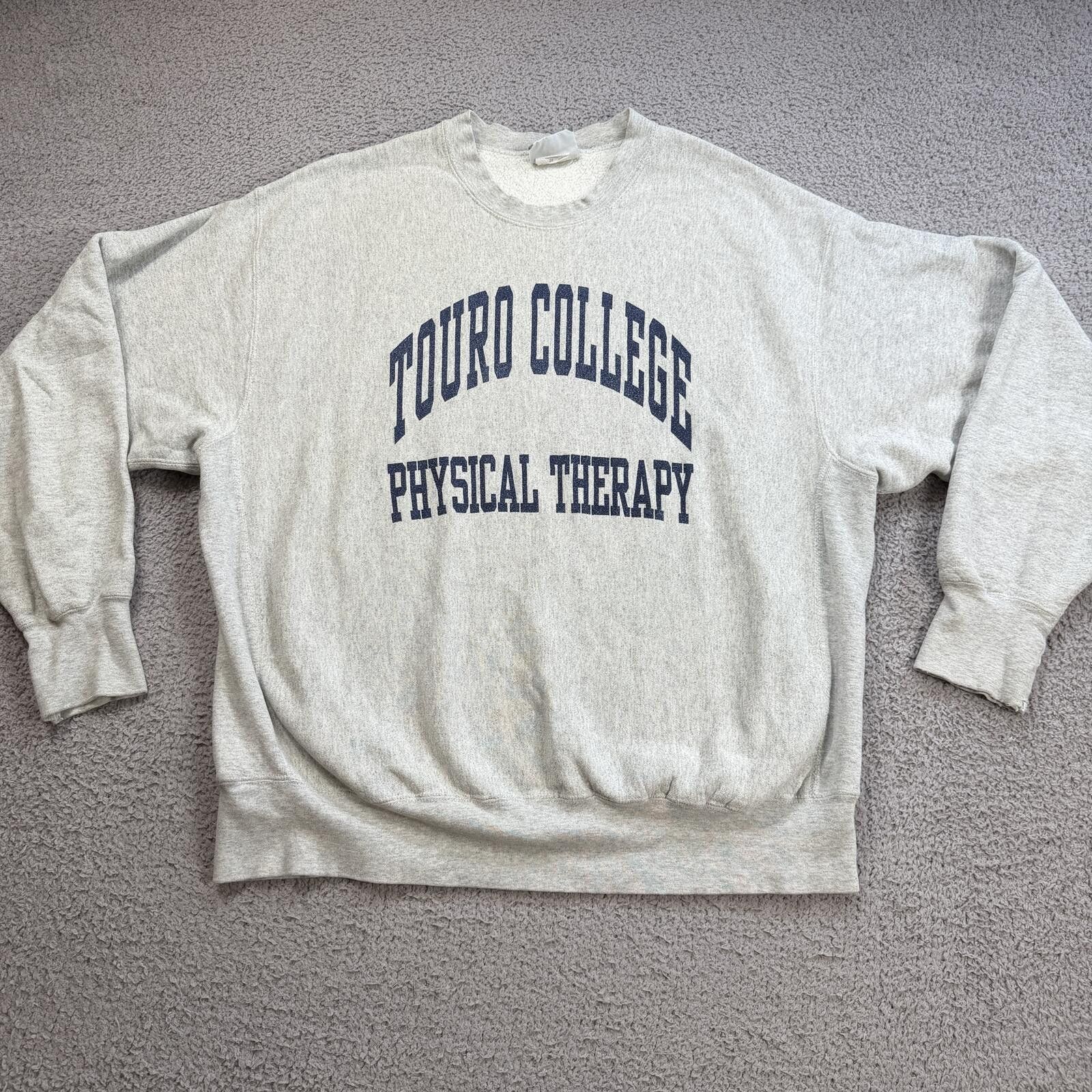 Lee Vintage 90s Touro College Physical Therapy Sweatshirt XXL Size US XXL / EU 58 / 5 - 1 Thumbnail