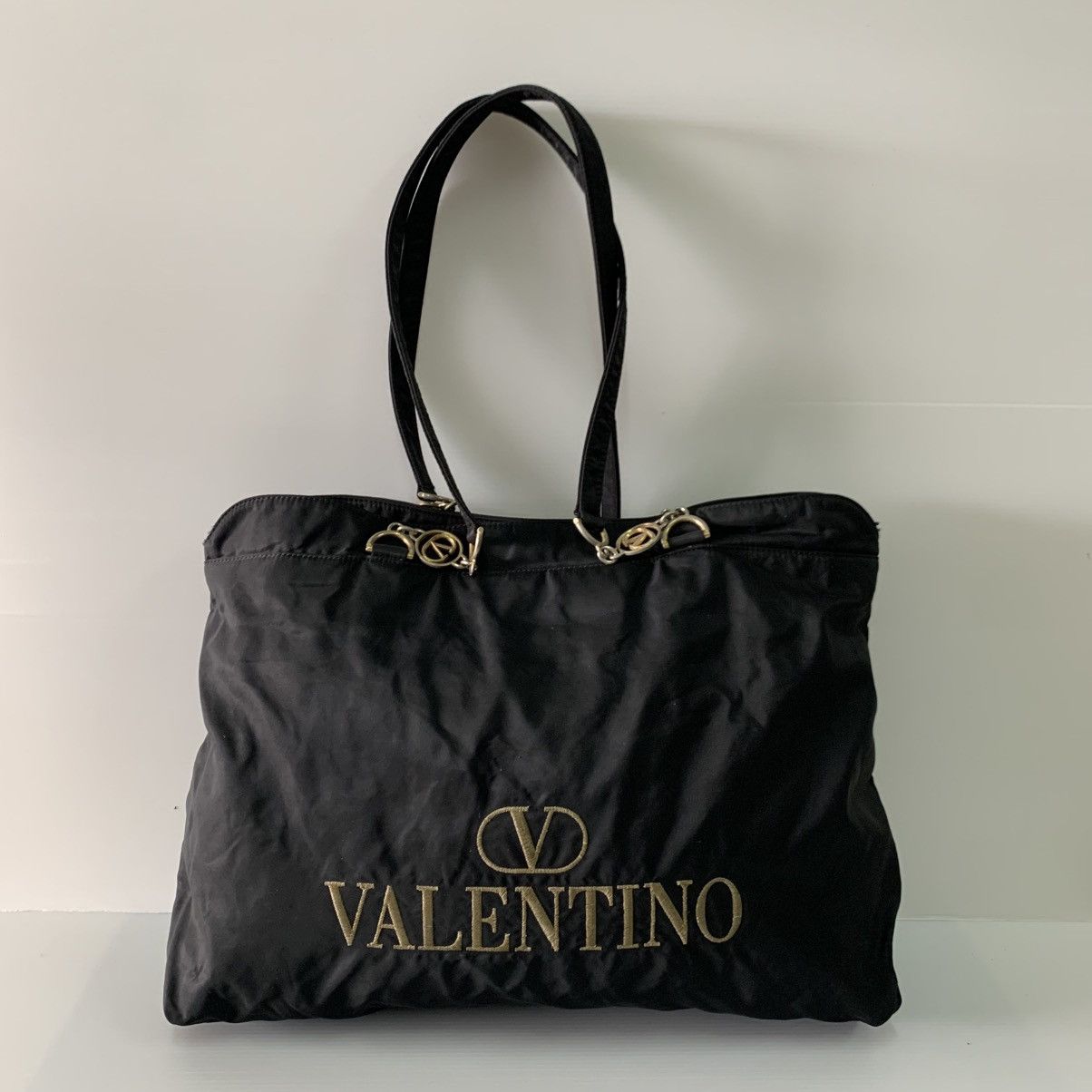 Valentino Valentino Black Tote Bag Size ONE SIZE - 3 Thumbnail