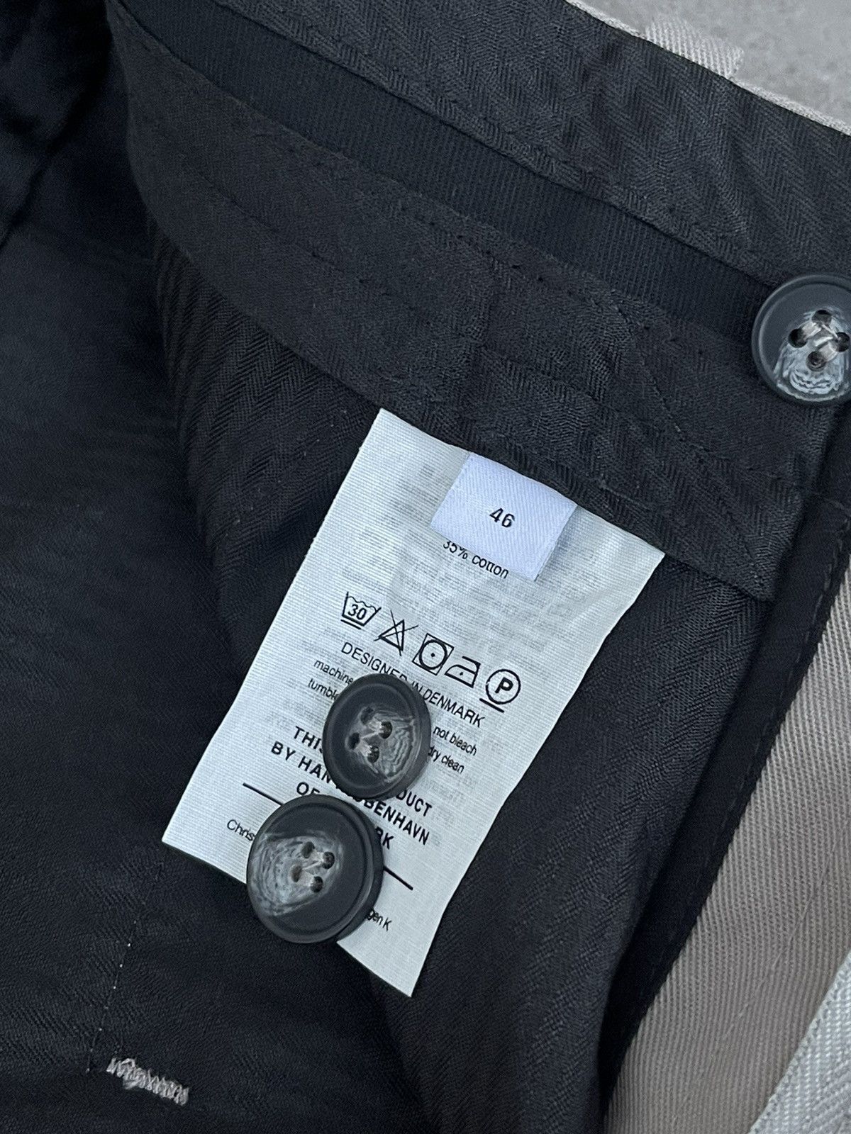 Han Kjobenhavn !DS! AW22 Han Kjobenhavn Boxy Suit Beige Trousers Size US 30 / EU 46 - 16 Thumbnail