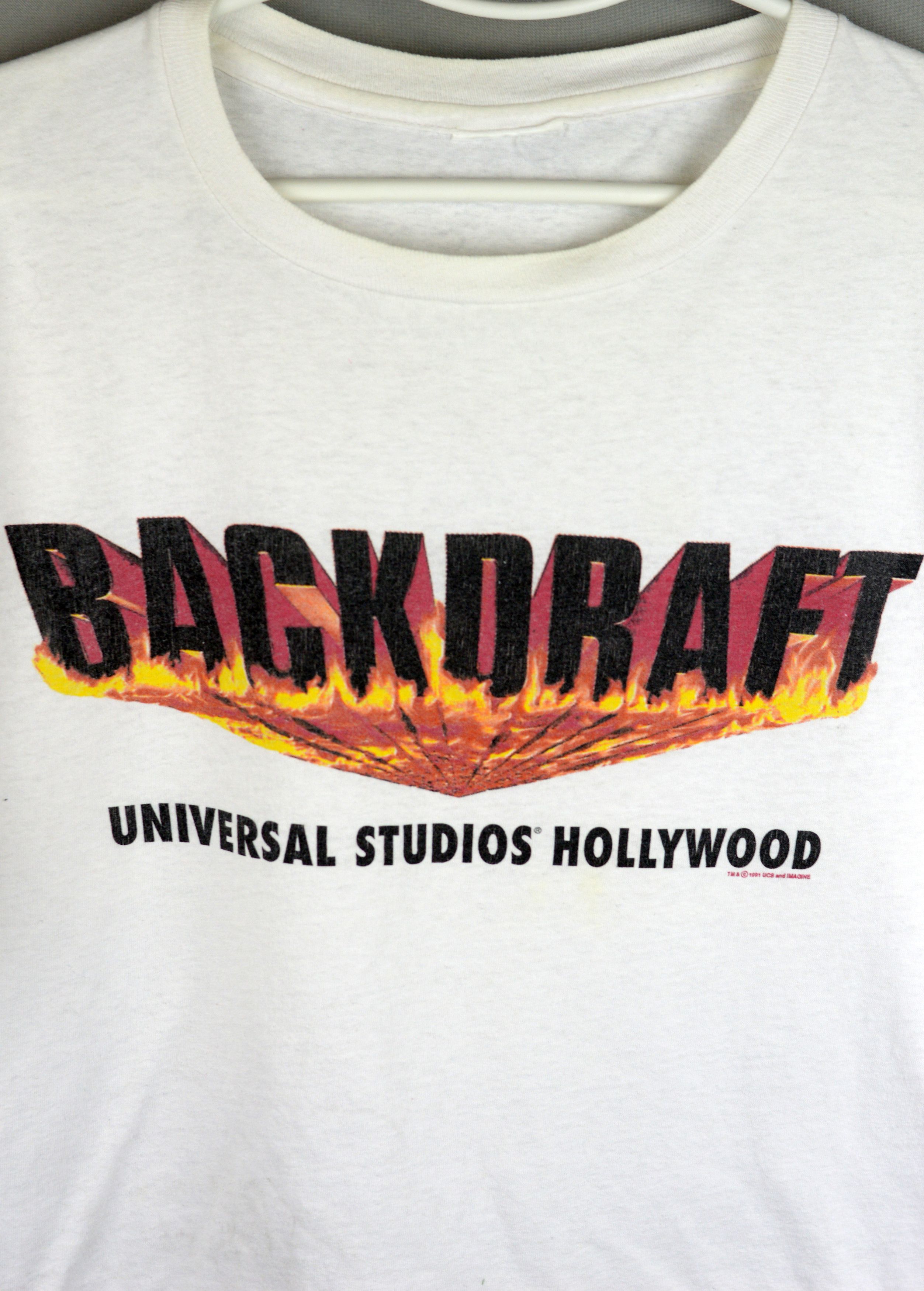 Vintage Vintage Backdraft 1991 Promo t shirt Size US M / EU 48-50 / 2 - 2 Thumbnail