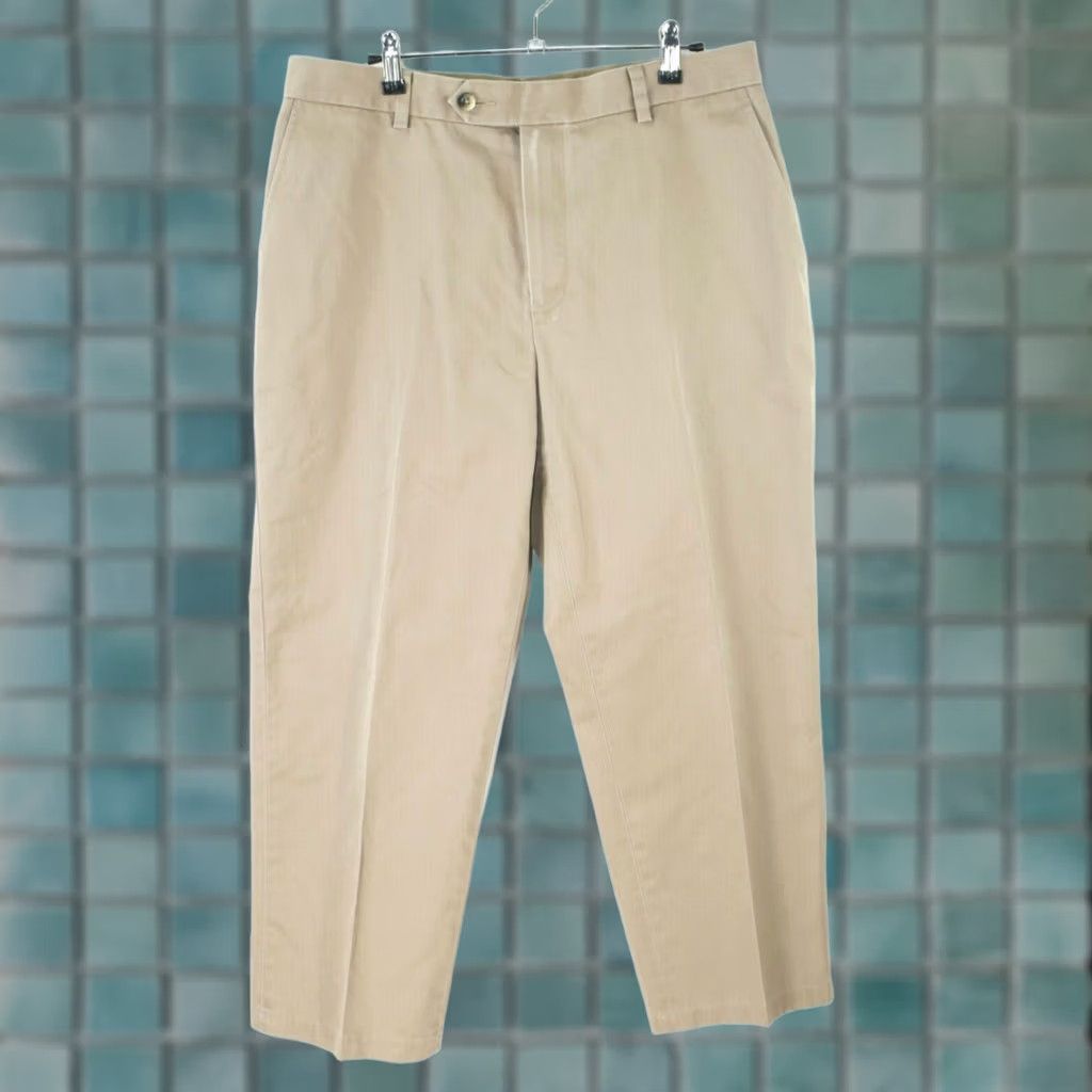 Jos. A. Bank Jos. A. Bank Mens TravelersTailored Fit Chino Pant Size 34X26 Beige Regular Slim? (Unavailable) Size US 36 / EU 52 - 1 Thumbnail