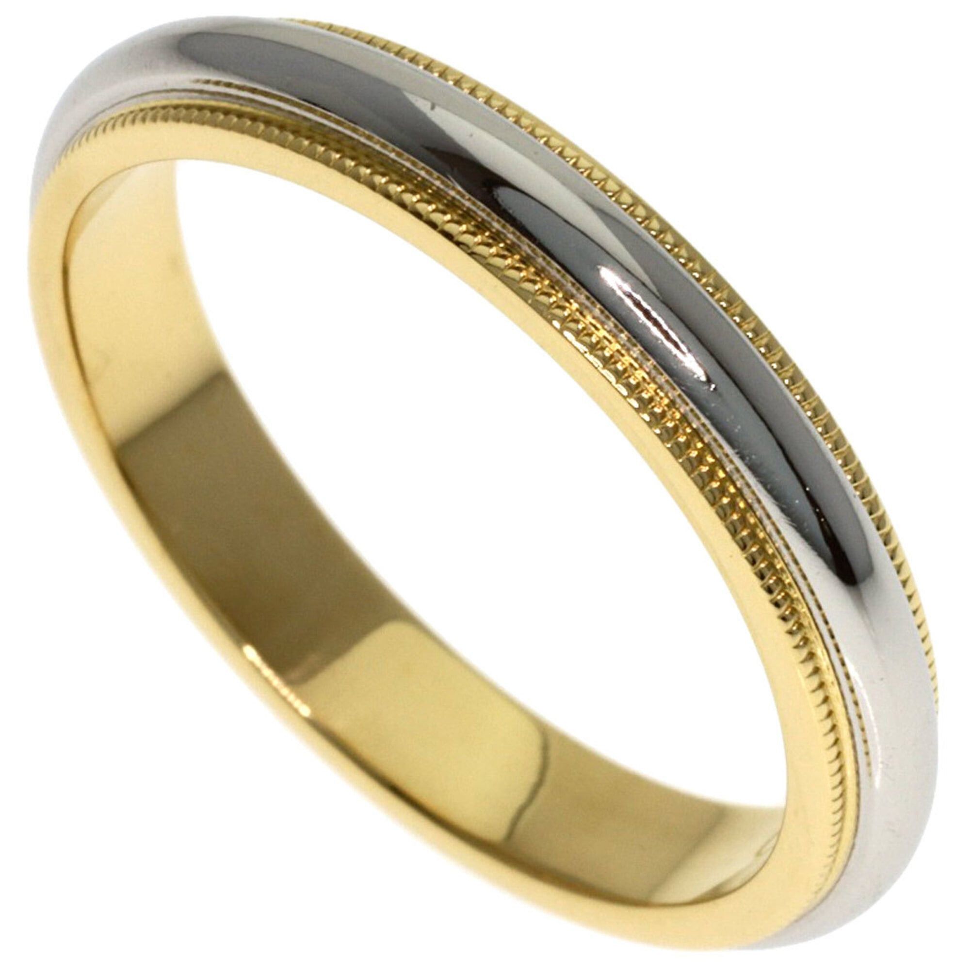 Tiffany & Co. Tiffany & Co. Milgrain Ring, 18K Yellow Gold/PT950, Women's. Size ONE SIZE - 1 Thumbnail