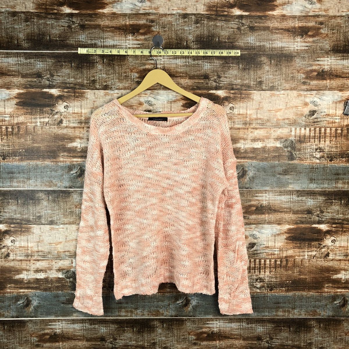 Aran Isles Knitwear × Japanese Brand Japanese Knit Sweaters Pink Page Boy #974 Size M / US 6-8 / IT 42-44 - 1 Thumbnail