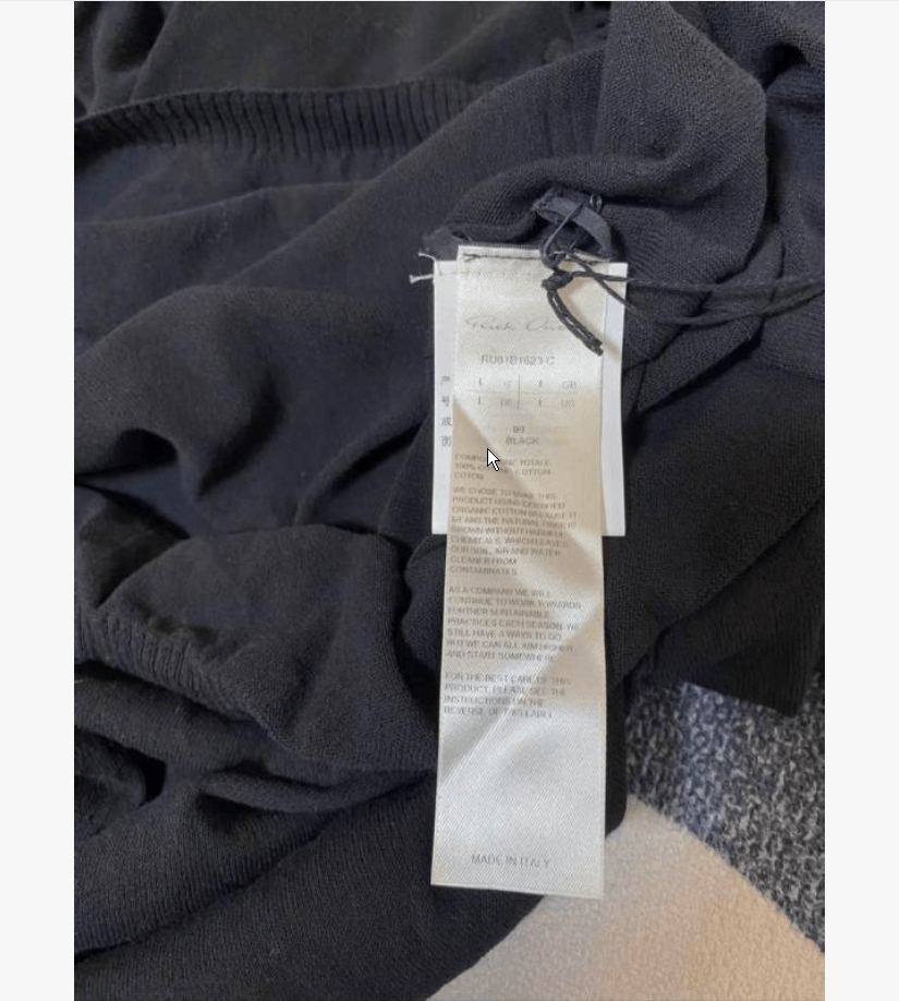 Rick Owens Rick Owens Black Hoodie Unisex L Size US L / EU 52-54 / 3 - 6 Thumbnail
