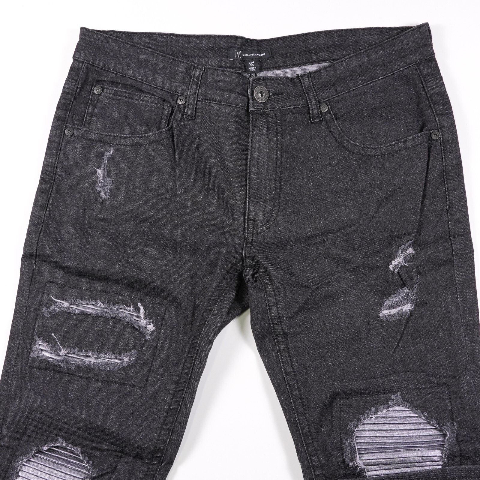 Other Inc Stockholm Denim Slim Skinny Jeans Straight Pants 32x32 Size US 32 / EU 48 - 5 Thumbnail