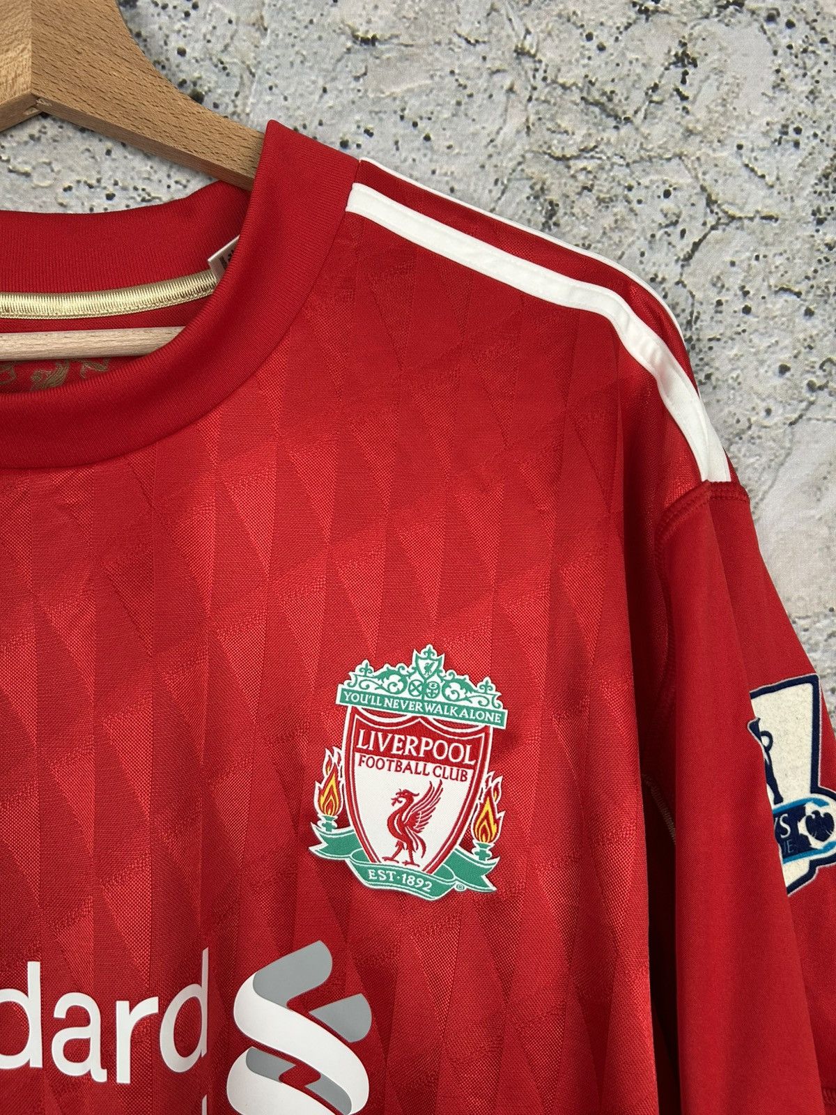 Adidas Luis Suarez Liverpool FC 2010 Soccer Jersey Adidas Football Size US XXL / EU 58 / 5 - 9 Thumbnail