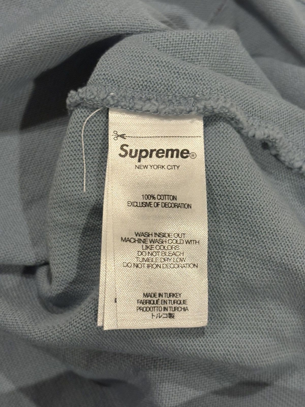 Supreme SUPREME AFFILIATED FOOTBALL TOP Dusty Blue Slate Size Medium Size US M / EU 48-50 / 2 - 5 Thumbnail