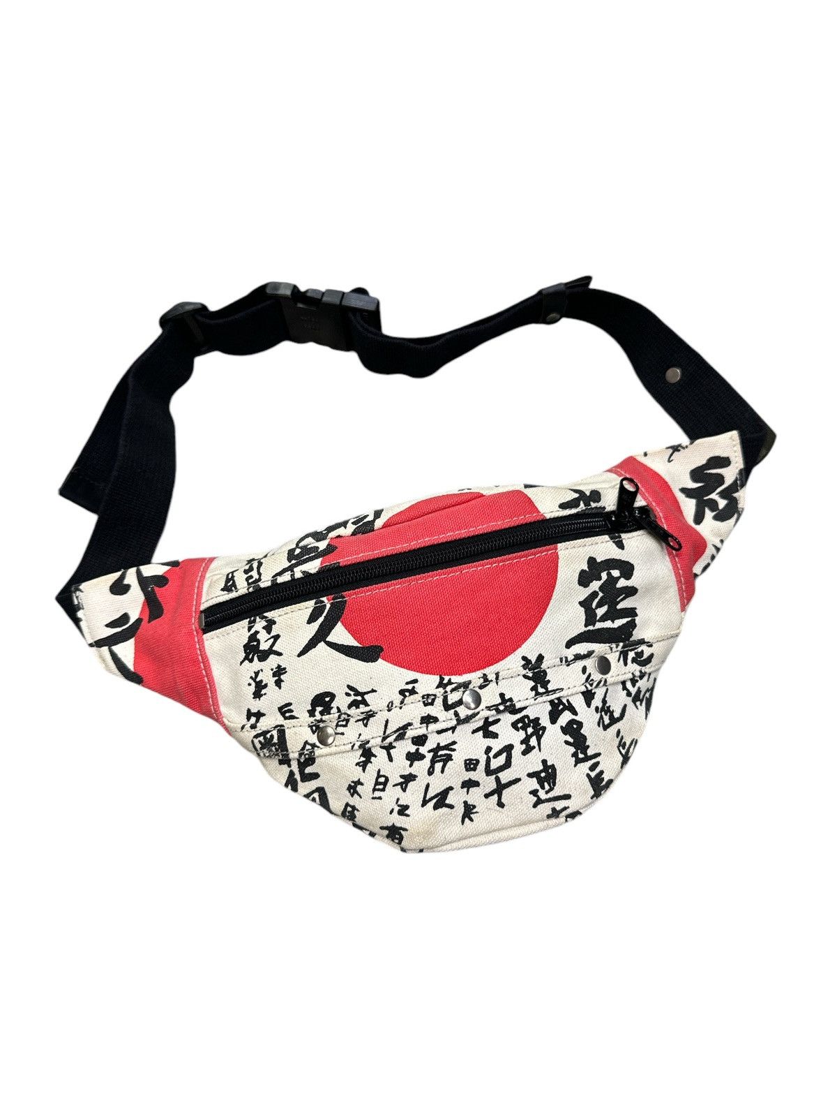 Japanese Brand NEON LEATHER KANJI MOTIVE FULLPRINT POUCH WAIST BAG Size ONE SIZE - 1 Thumbnail
