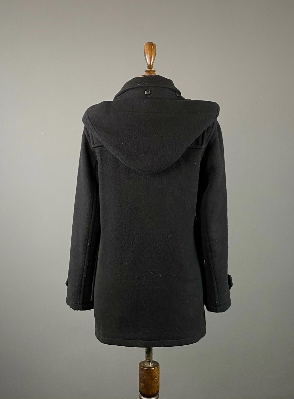 Barbour Barbor Black Wool Full Zip Toggle Buttons Coat Jacket Size 6 Size M / US 6-8 / IT 42-44 - 6 Thumbnail